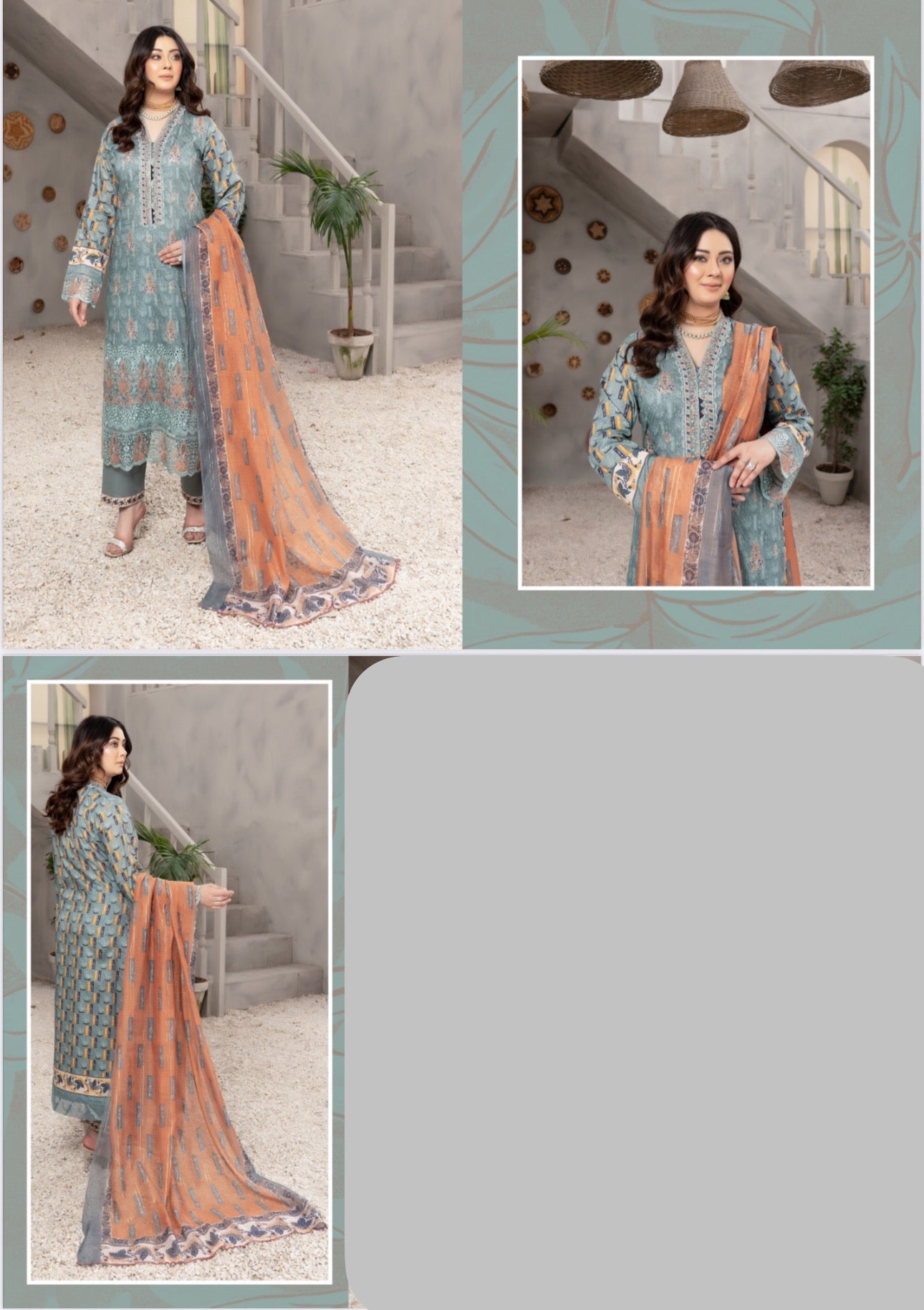 Traditional Pakistani Salwar Kameez by Saree Ghor Charlotte, ethnic wear for women with intricate embroidery and vibrant fabric.