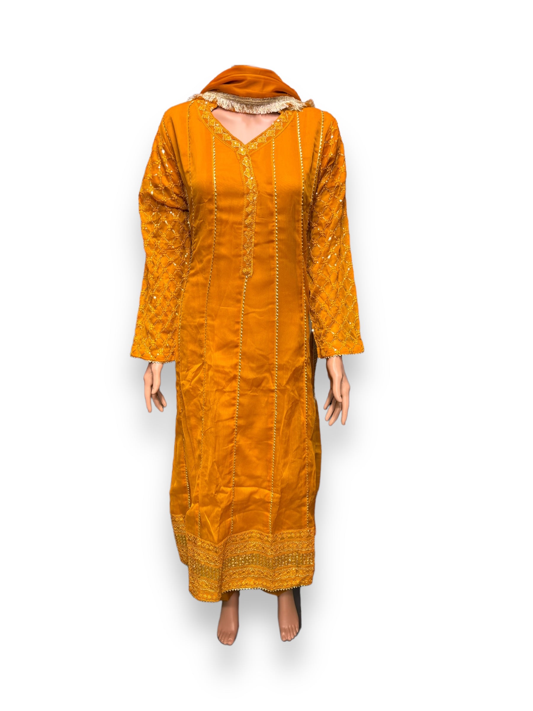 Traditional Saree Ghor Charlotte salwar kameez for women, ethnic party wear dress with intricate embroidery and vibrant colors.