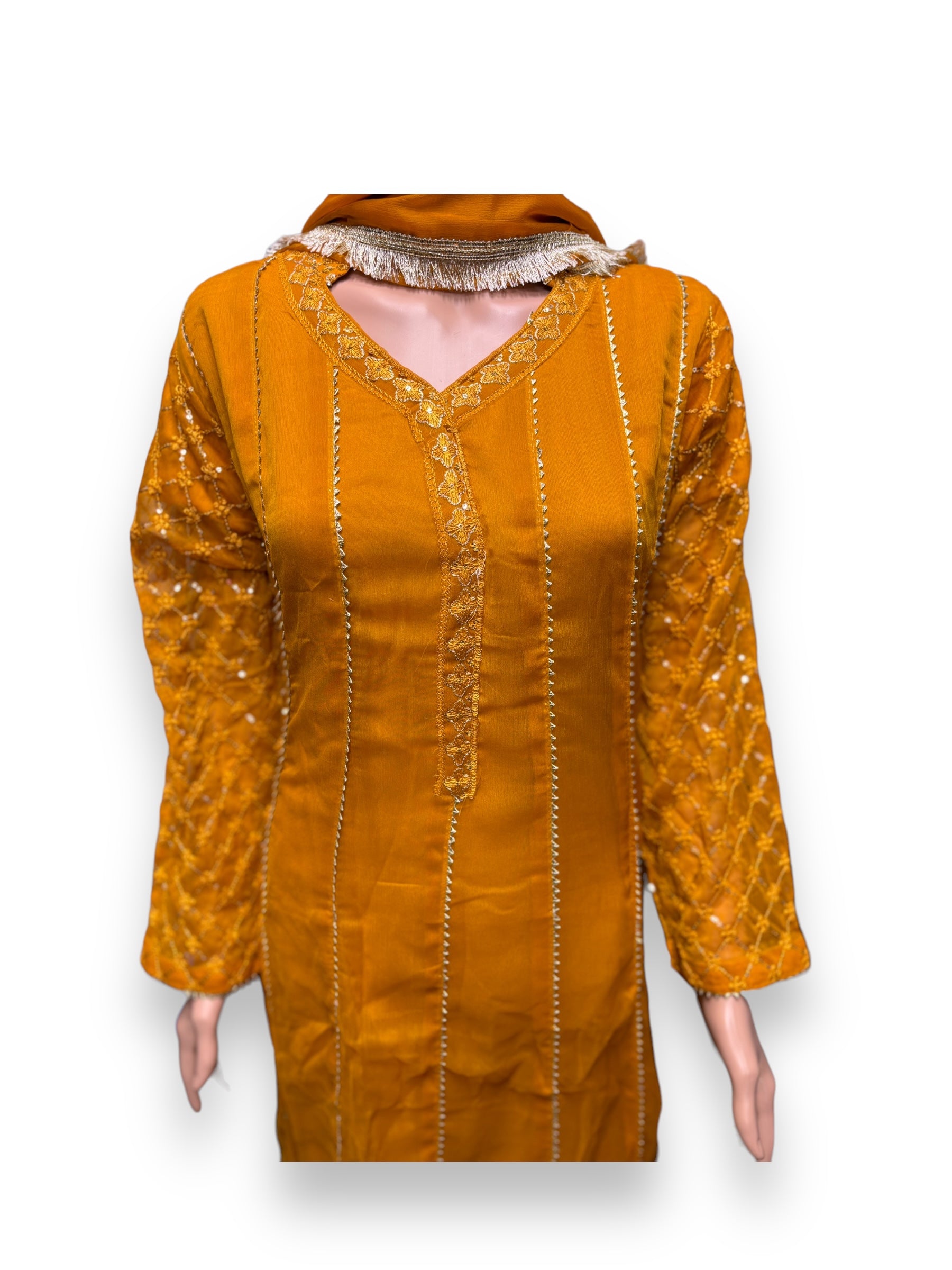 Traditional Salwar Kameez by Saree Ghor Charlotte, elegant ethnic party wear dress for women with intricate designs.