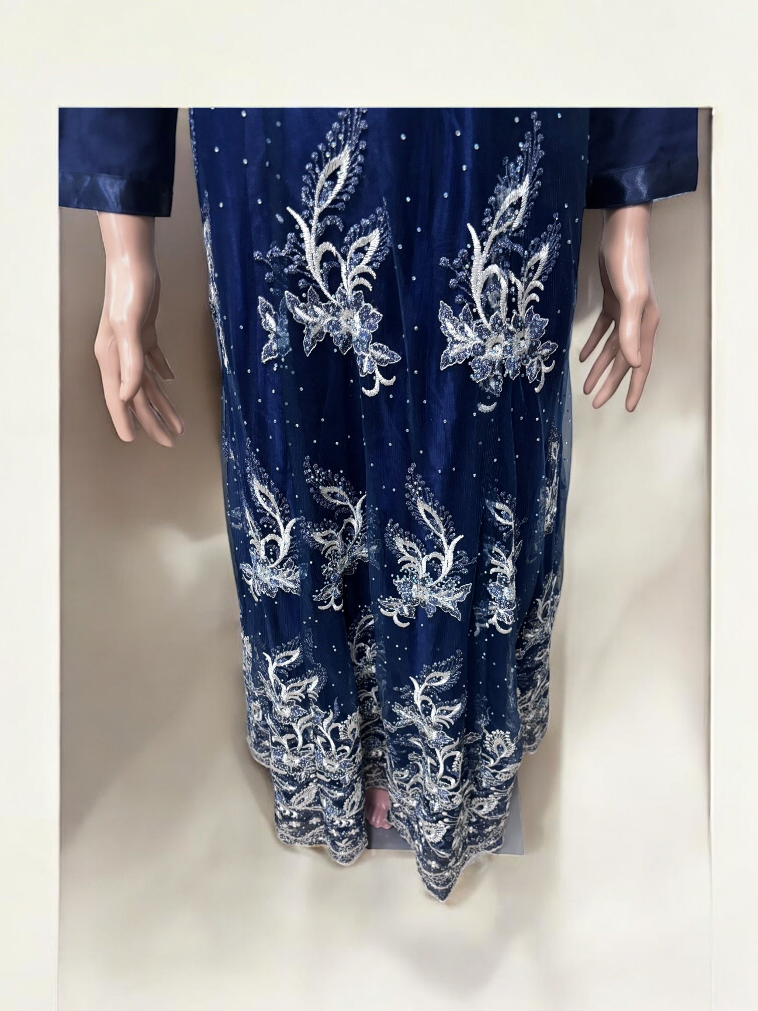 Traditional party wear gown by Saree Ghor Charlotte, elegant salwar kameez for women, showcasing vibrant ethnic attire.