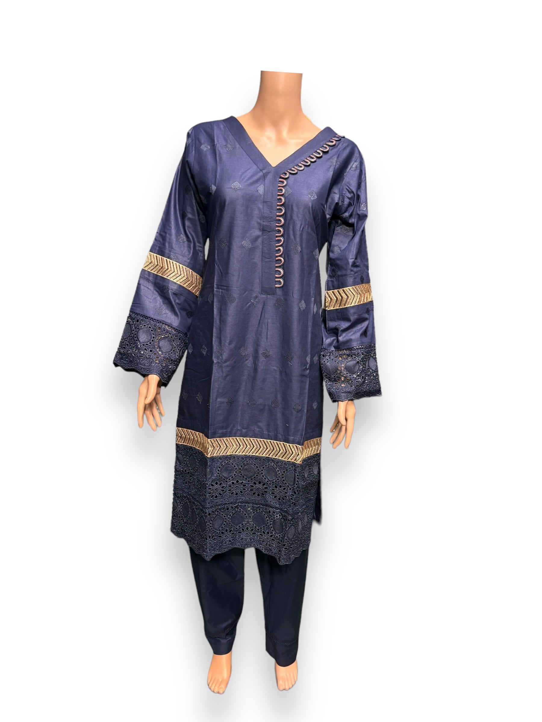 Traditional Saree Ghor Charlotte Salwar Kameez set for women, featuring ethnic wear with intricate designs and vibrant fabric.