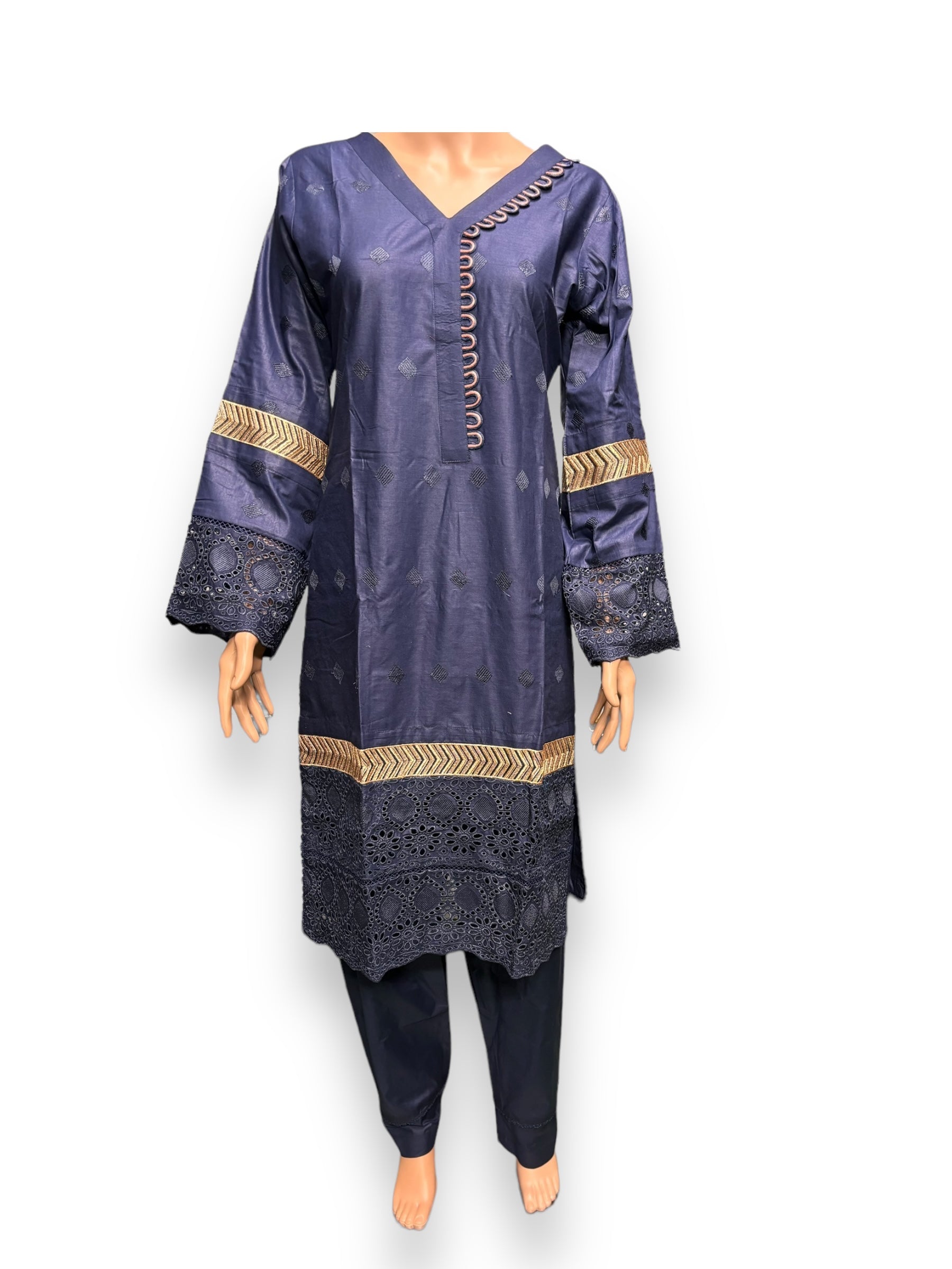 Traditional Salwar Kameez set by Saree Ghor Charlotte, ethnic wear for women with intricate design and vibrant colors.