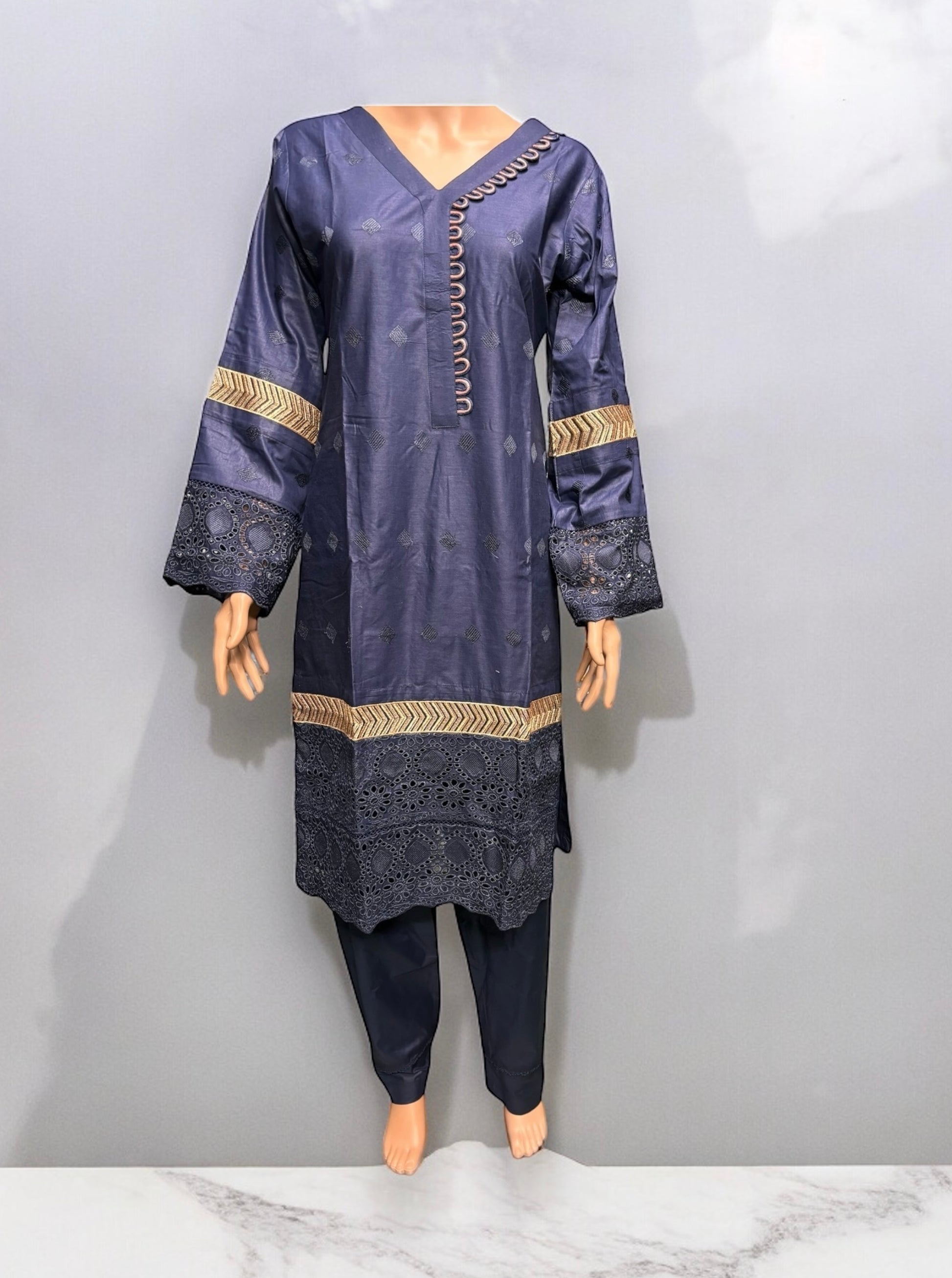Traditional Saree Ghor Charlotte Salwar Kameez set for women, featuring vibrant ethnic wear with intricate designs and matching dupatta.
