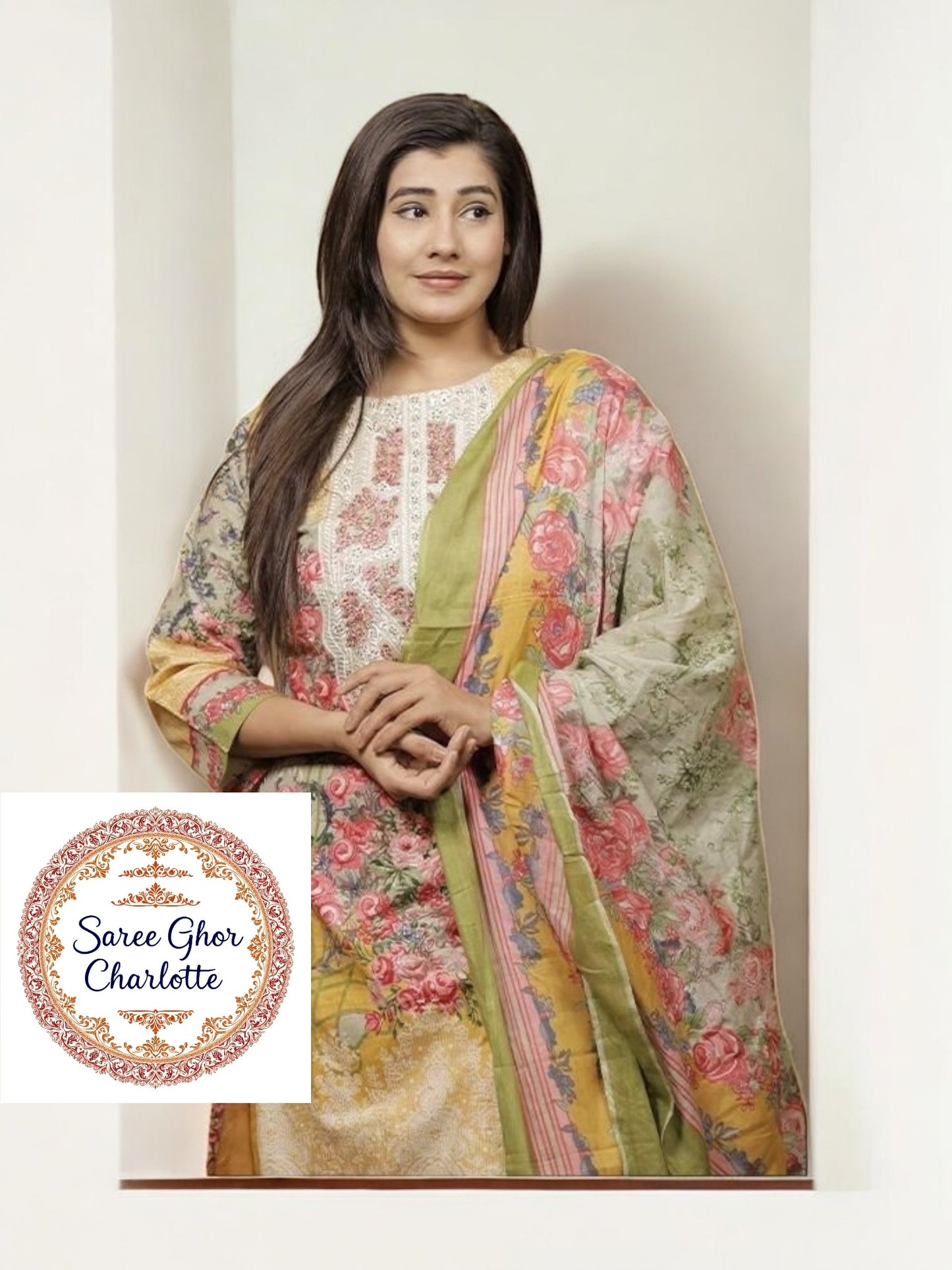 Traditional Salwar Kameez Set – Ethnic Wear for Women- Ju02 - Saree Ghor Charlotte