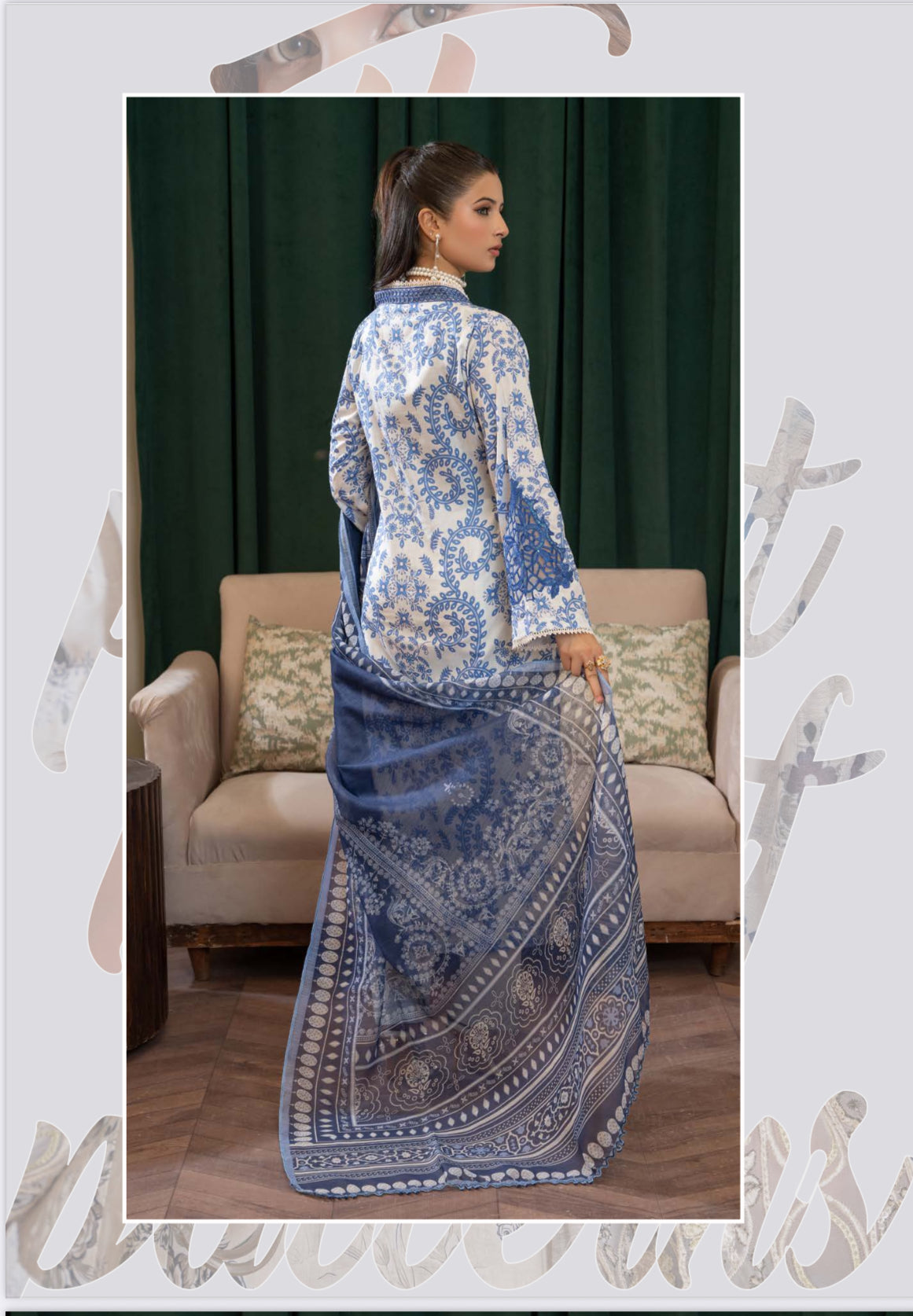 Pakistani Salwar Kameez set by Saree Ghor Charlotte featuring traditional ethnic wear for women in vibrant colors.