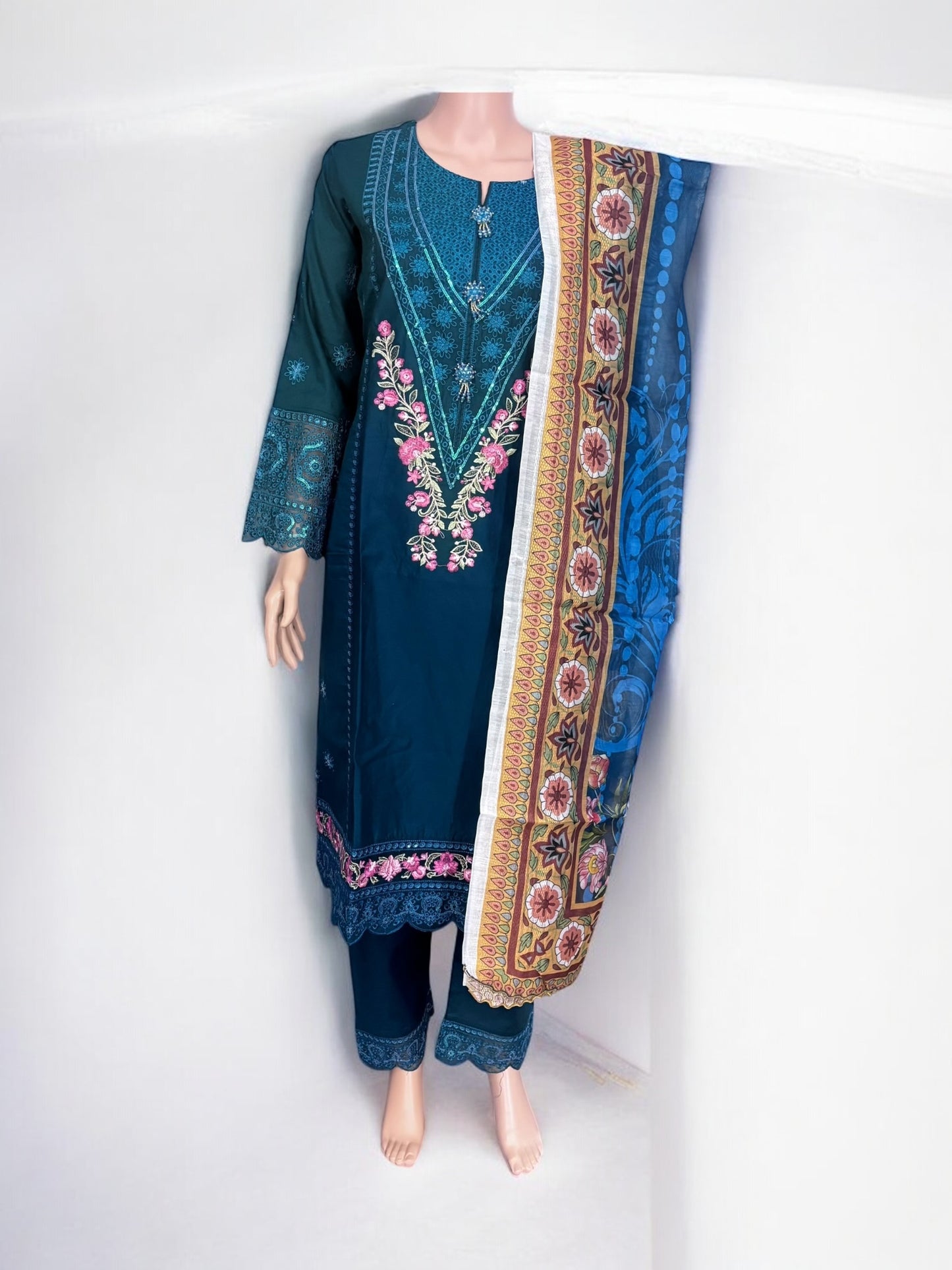 Traditional Salwar Kameez Set – Ethnic Wear for Women- Ju40 - Saree Ghor Charlotte