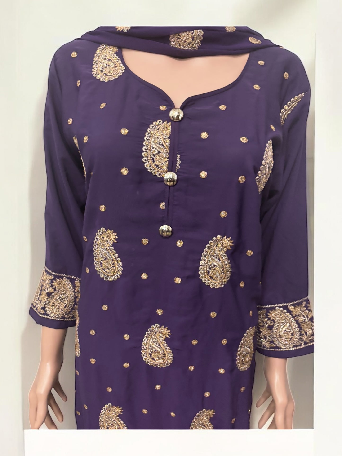 Traditional Salwar Kameez Set – Ethnic Wear for Women- S01 - Saree Ghor Charlotte