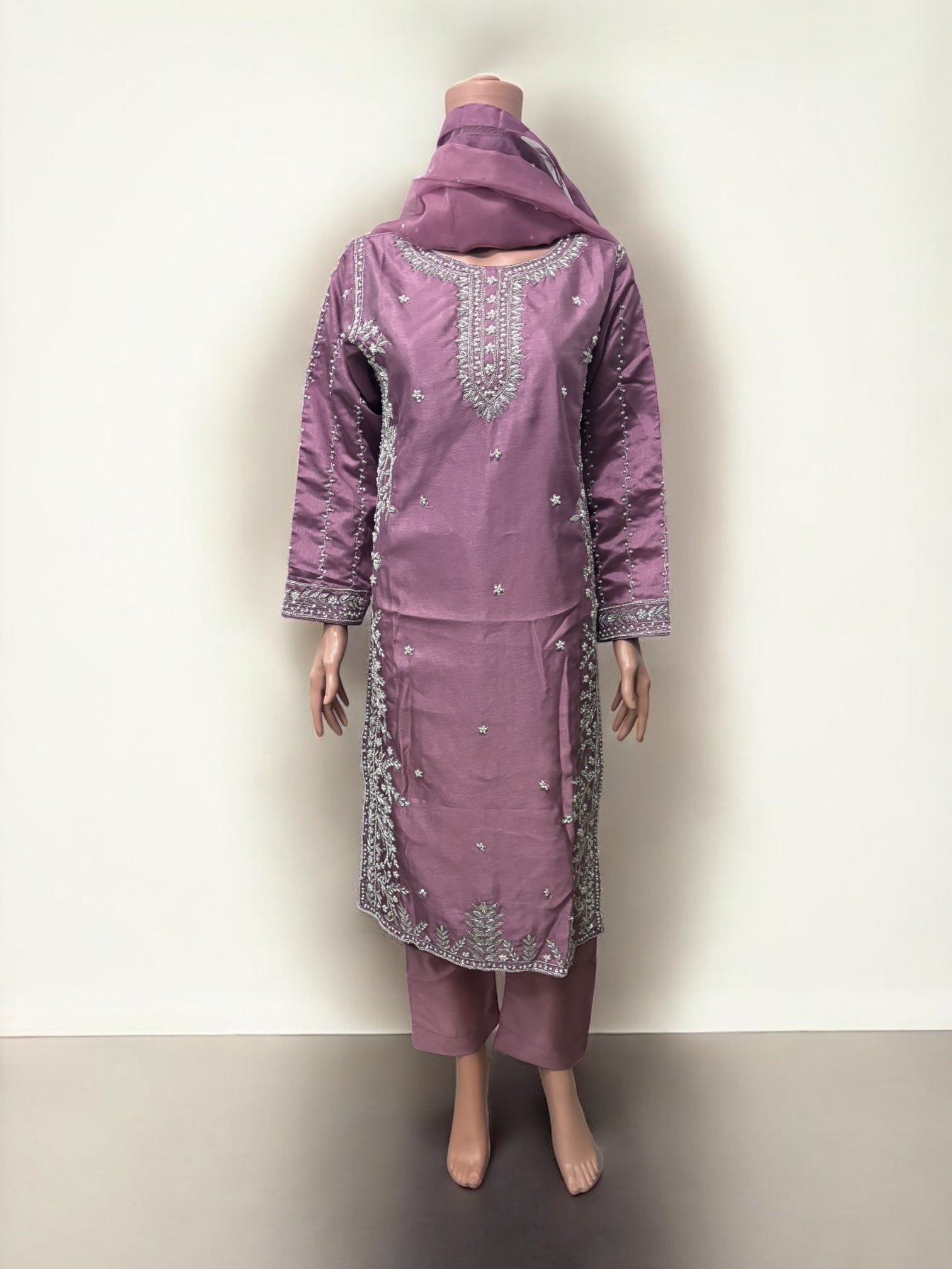 Traditional Saree Ghor Charlotte Salwar Kameez set for women, showcasing ethnic wear with intricate design details.