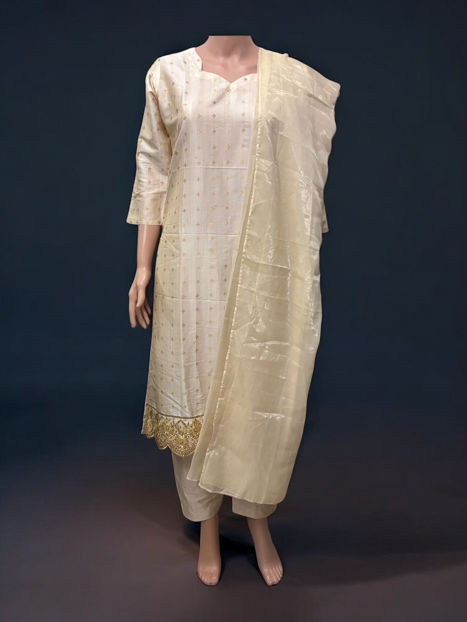 Traditional Saree Ghor Charlotte Salwar Kameez set for women, featuring elegant ethnic wear with intricate design details.