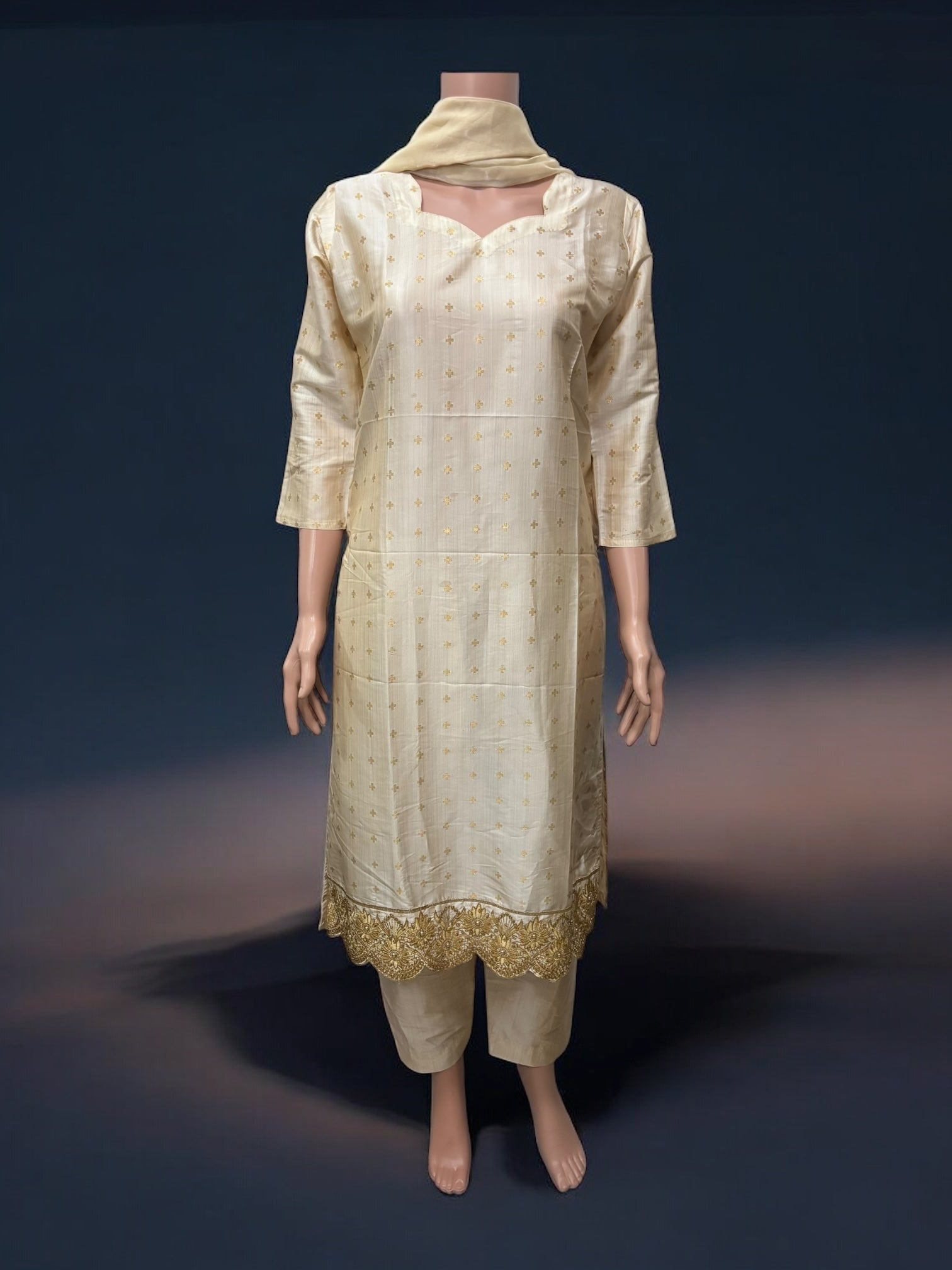 Traditional Saree Ghor Charlotte Salwar Kameez set for women, featuring elegant ethnic wear with detailed fabric and vibrant design.