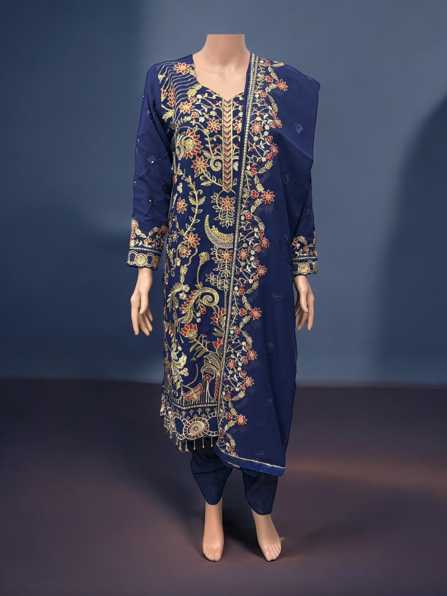 Traditional Salwar Kameez Set – Ethnic Wear for Women- S19 - Saree Ghor Charlotte