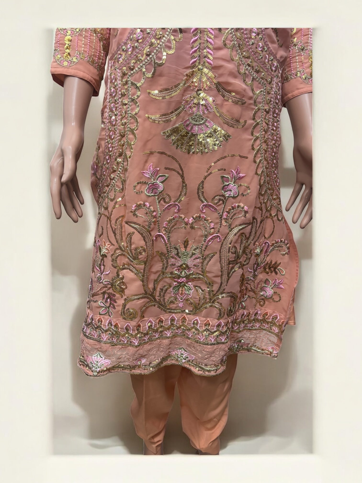 Traditional Saree Ghor Charlotte Salwar Kameez set for women, featuring vibrant ethnic wear with intricate details and comfortable fit.