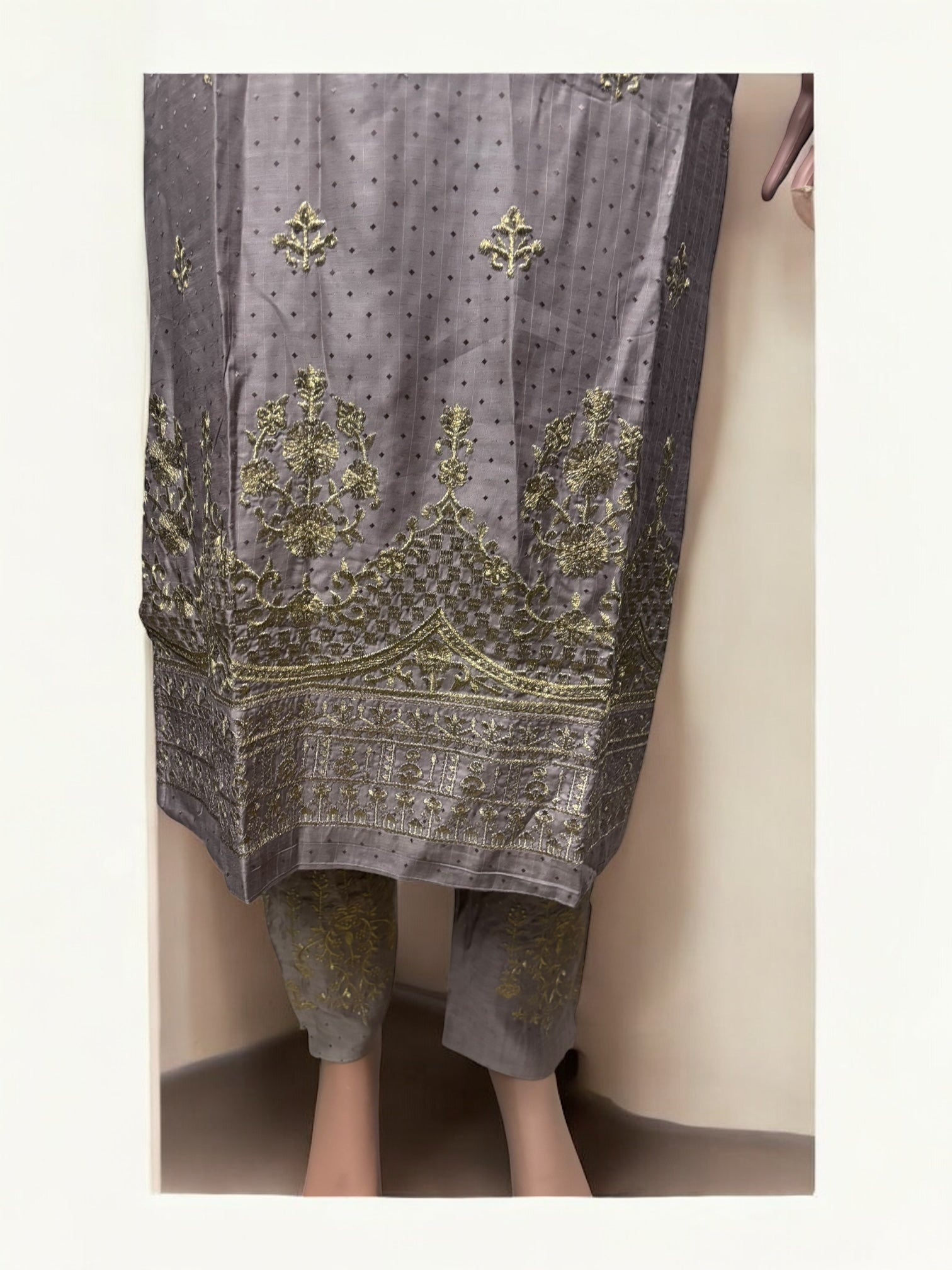 Traditional Saree Ghor Charlotte Salwar Kameez set for women, showcasing elegant ethnic wear with intricate details and vibrant colors.