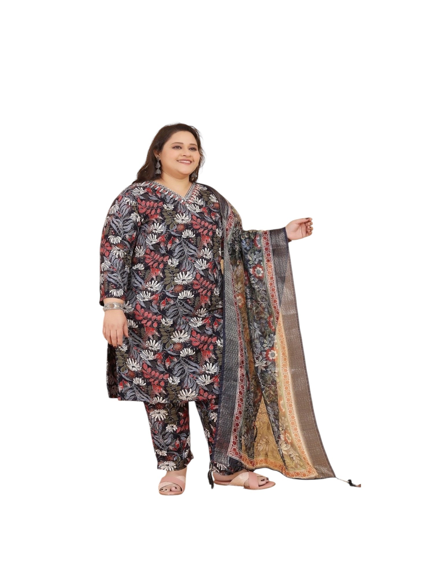 Traditional designer Salwar Kameez suit by Saree Ghor Charlotte, featuring comfortable ethnic wear with intricate embroidery and vibrant colors.