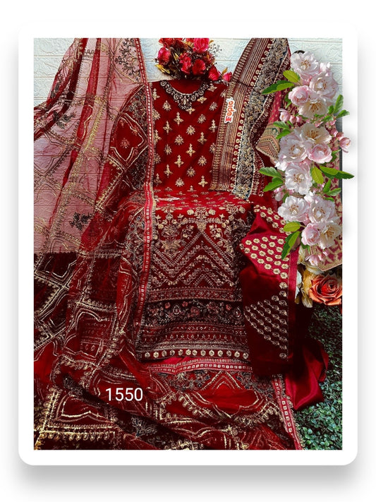 Traditional Designer Salwar Kameez Suit-Ethnic Wear for Women -1550-C - Saree Ghor Charlotte