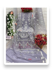 Traditional designer Salwar Kameez suit by Saree Ghor Charlotte, elegant ethnic wear for women with intricate patterns.