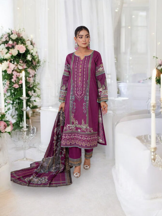 Traditional Pakistani Salwar Kameez Suit -Ethnic Wear for Women- D05 - Saree Ghor Charlotte
