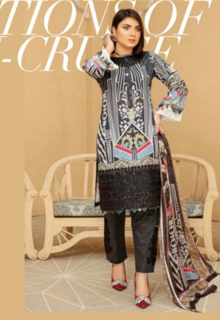 Traditional Soni Brand Pakistani Salwar Kameez for women, showcasing vibrant ethnic wear with intricate embroidery.