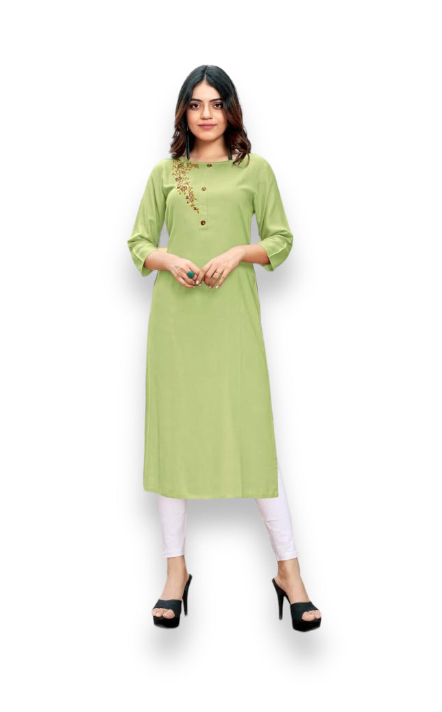 Traditional cotton Kurti from Saree Ghor Charlotte, part of Sarena Vol2, shown in vibrant ethnic wear for women.