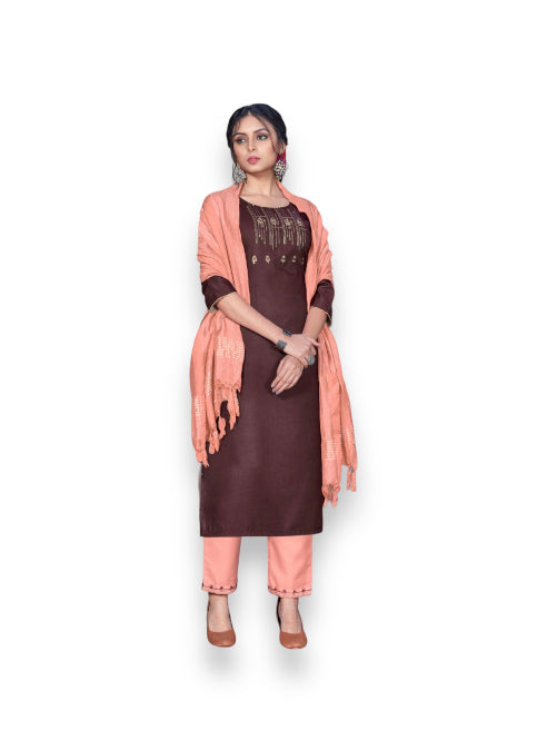 Traditional Saree Ghor Charlotte Salwar Kameez suit for women, ethnic wear with intricate details and vibrant colors.