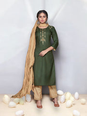 Traditional Salwar Kameez Suit by Saree Ghor Charlotte, elegant ethnic wear for women, showcasing intricate fabric and design details.