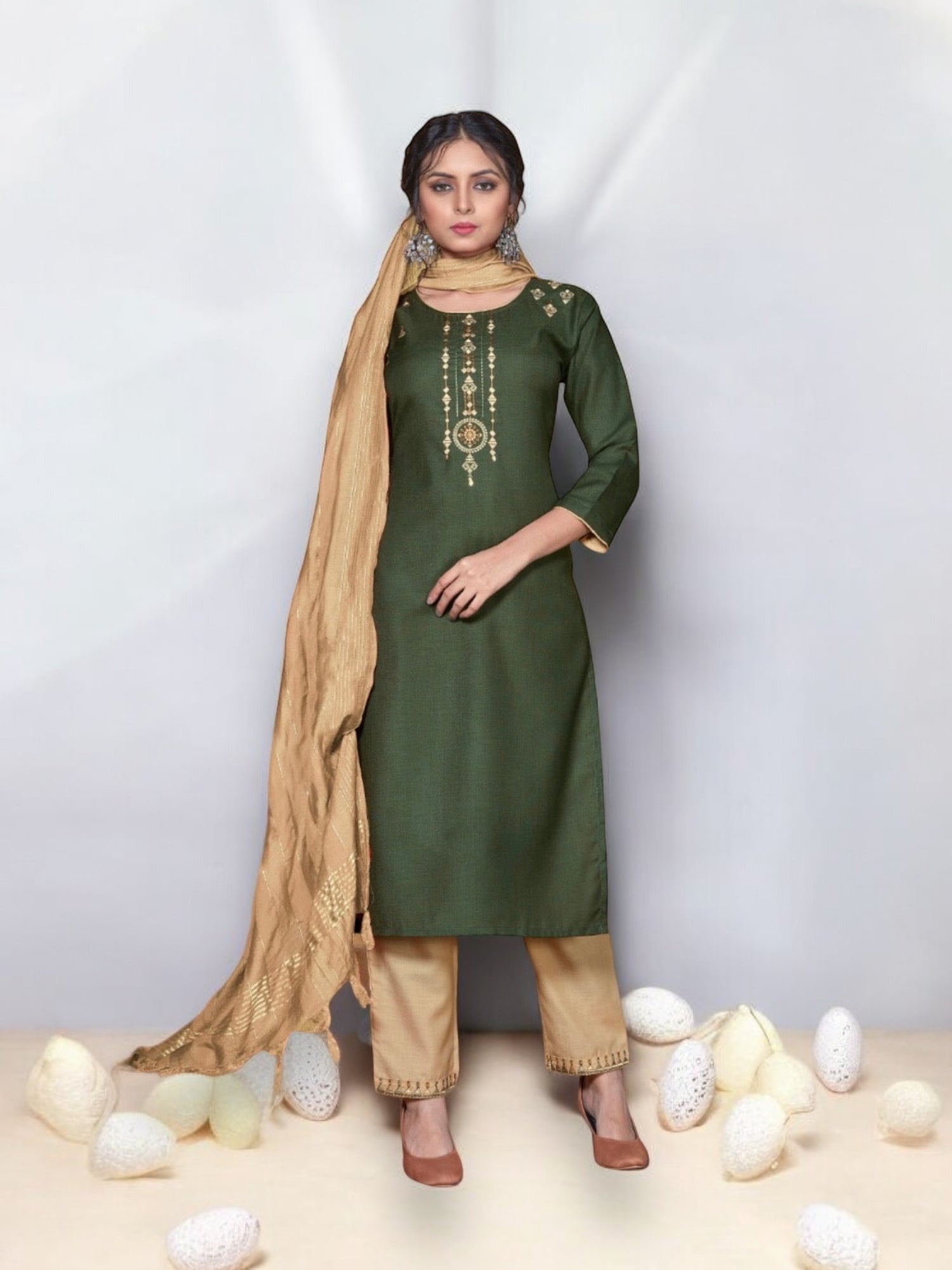 Traditional Salwar Kameez Suit -Ethnic Wear for Women- 03 - Saree Ghor Charlotte