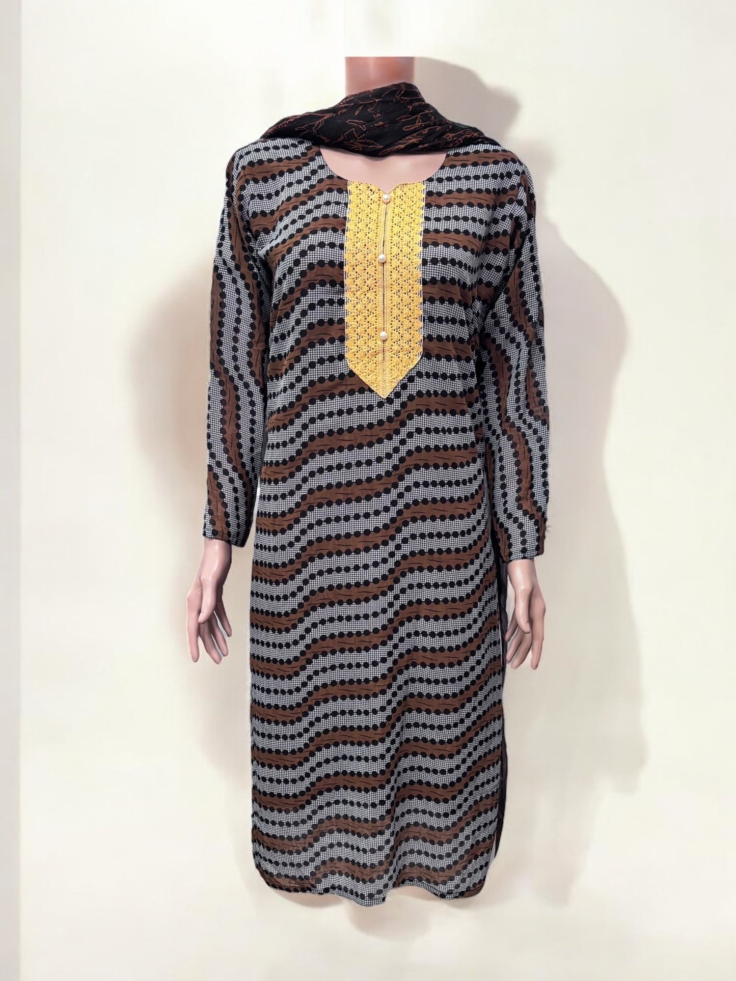 Traditional Kurti with Dupatta-Ethnic Wear for Women-S23 - Saree Ghor Charlotte