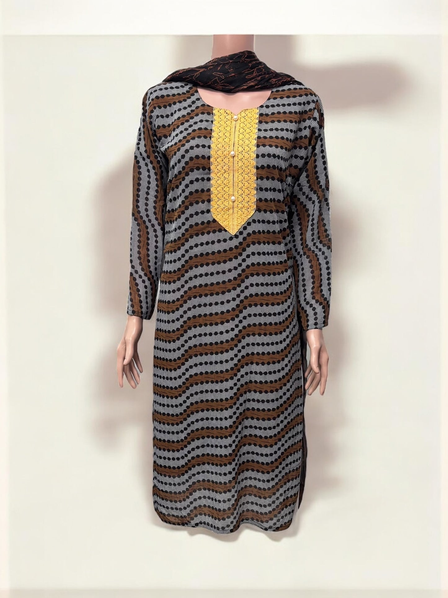 Traditional Kurti with Dupatta-Ethnic Wear for Women-S23 - Saree Ghor Charlotte