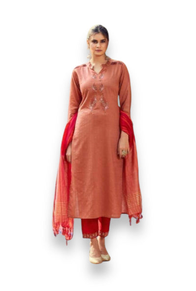 Traditional Viscose Salwar Kameez by Saree Ghor Charlotte, elegant ethnic wear for women suitable for festive occasions.