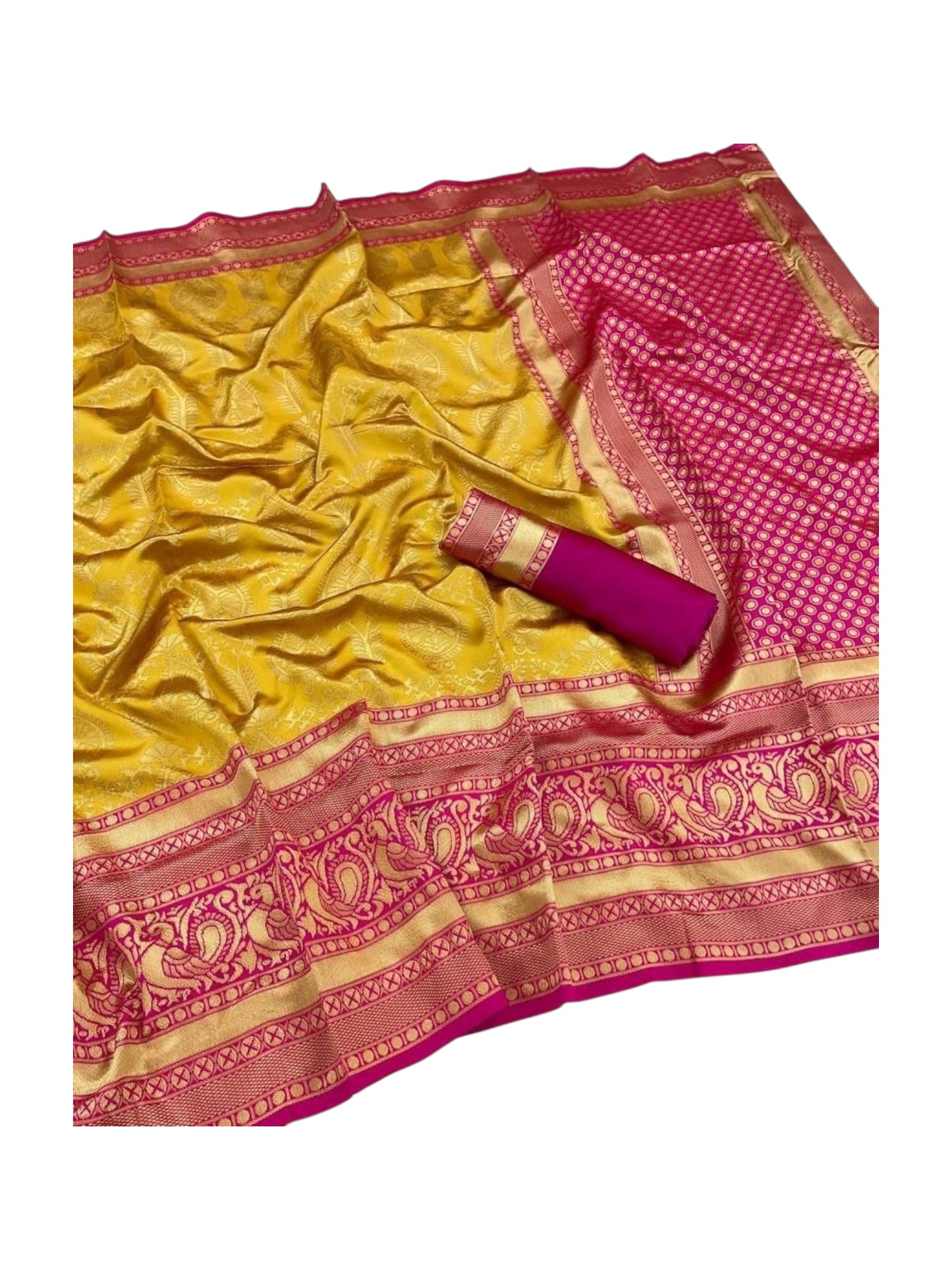 Banarasi Soft Silk Traditional Designer Saree, Cultural Wear for Women, 308 - Saree Ghor Charlotte