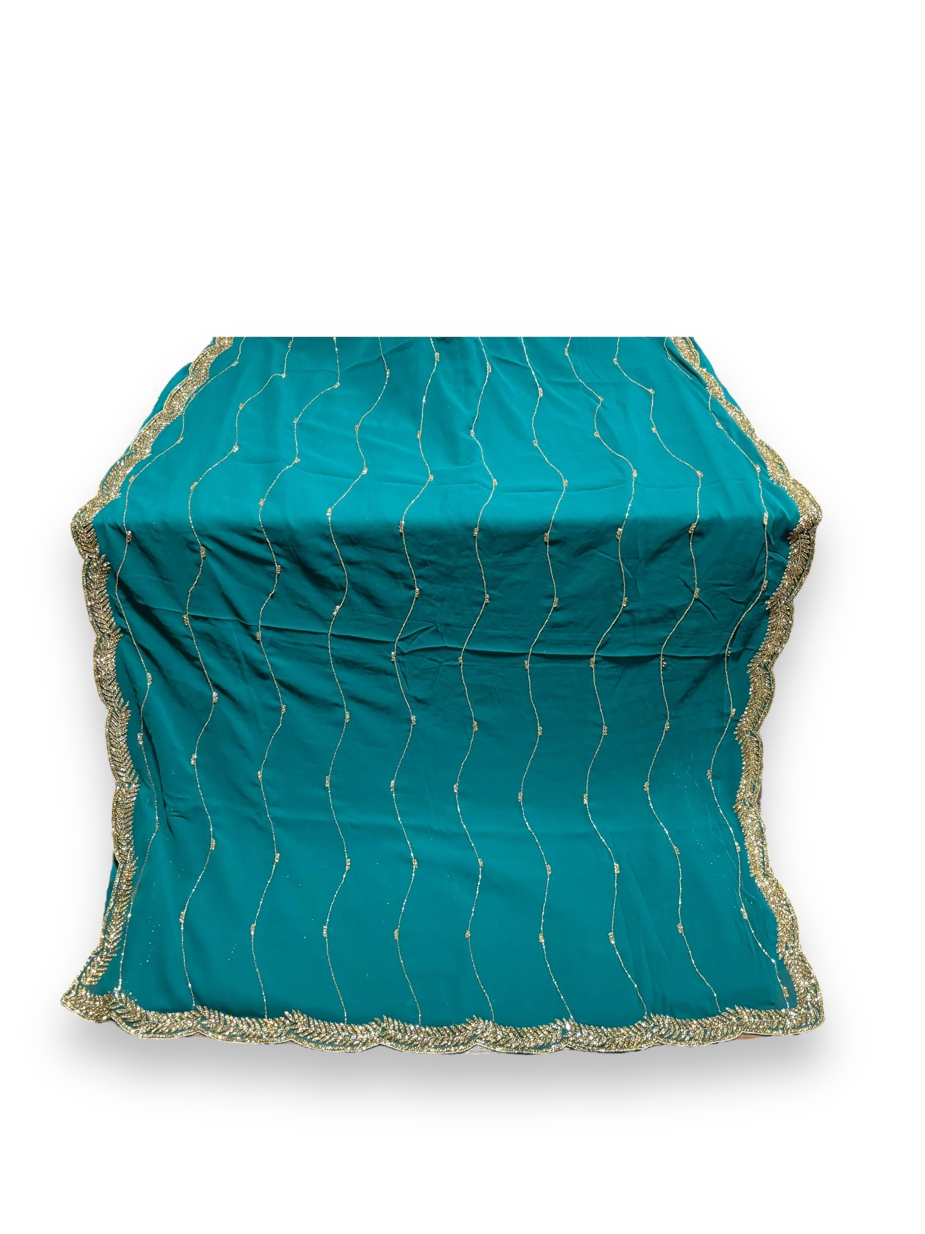 Designer Handwork Saree With Stones , Indian Cultural Wear for Women, 008 - Saree Ghor Charlotte