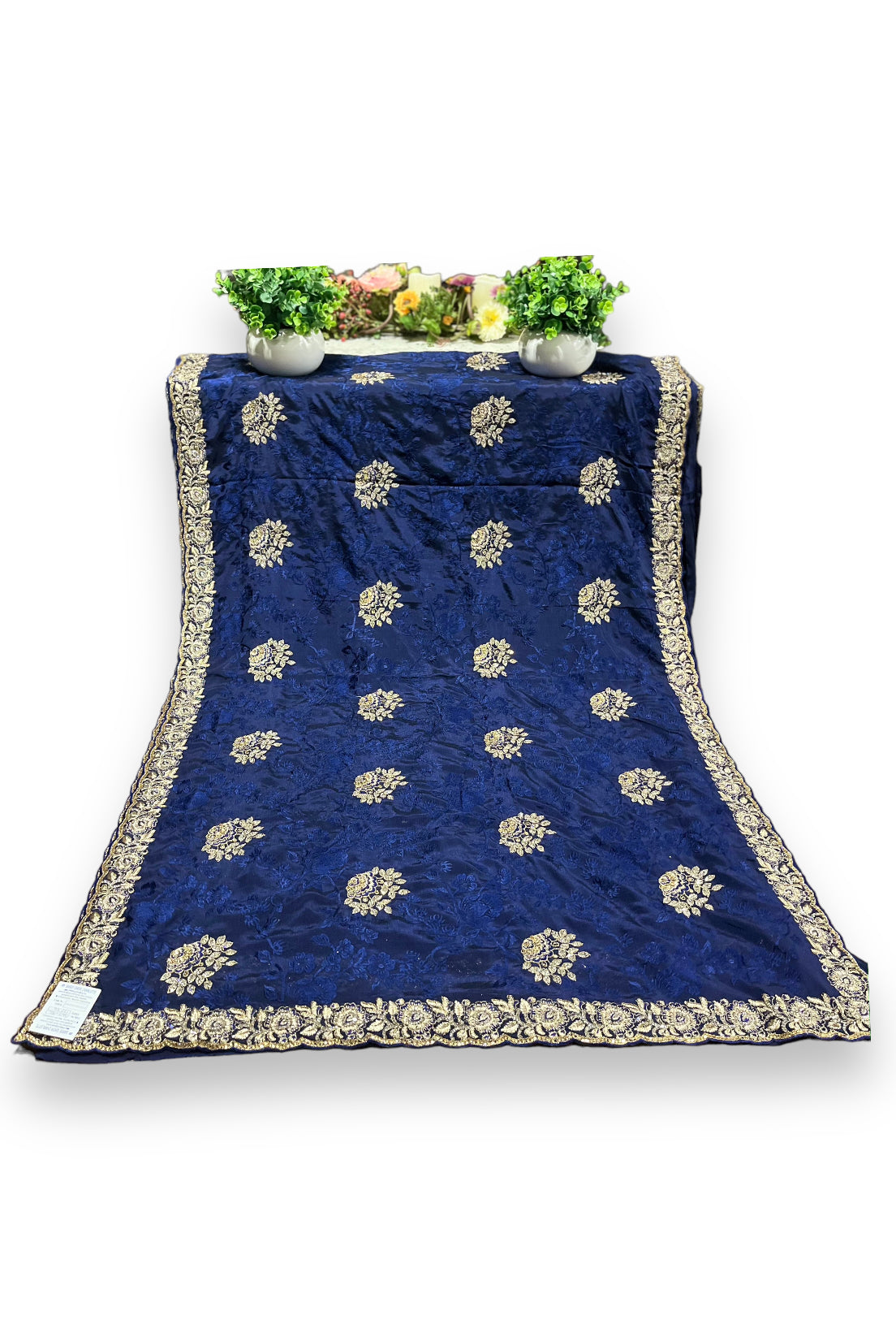 Enchanting Evening: Party Wear Saree- Indian Ethnic Wear for Women - Saree Ghor Charlotte