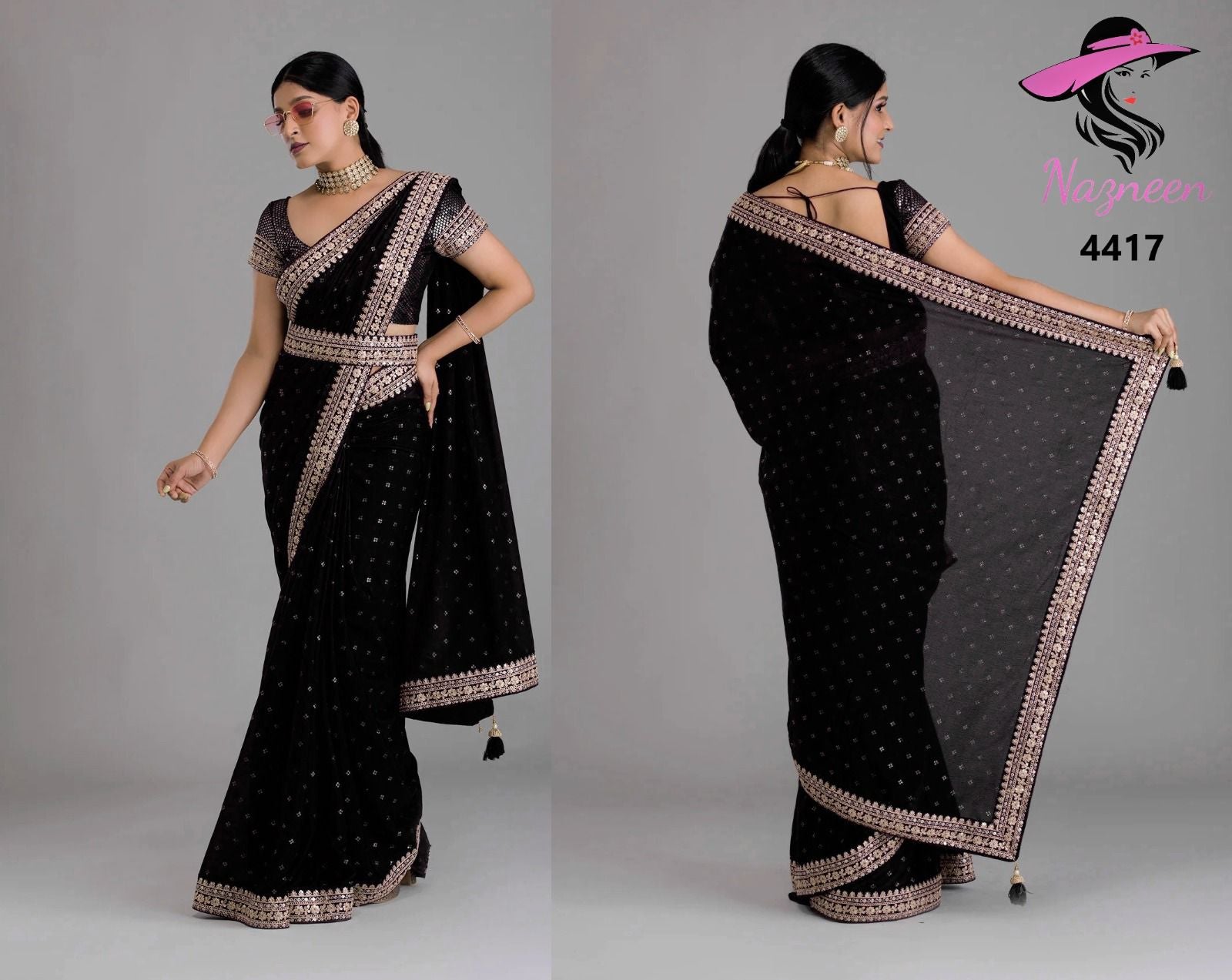 Enchanting Evening: Traditional Designer Wear Saree ,01 - Saree Ghor Charlotte