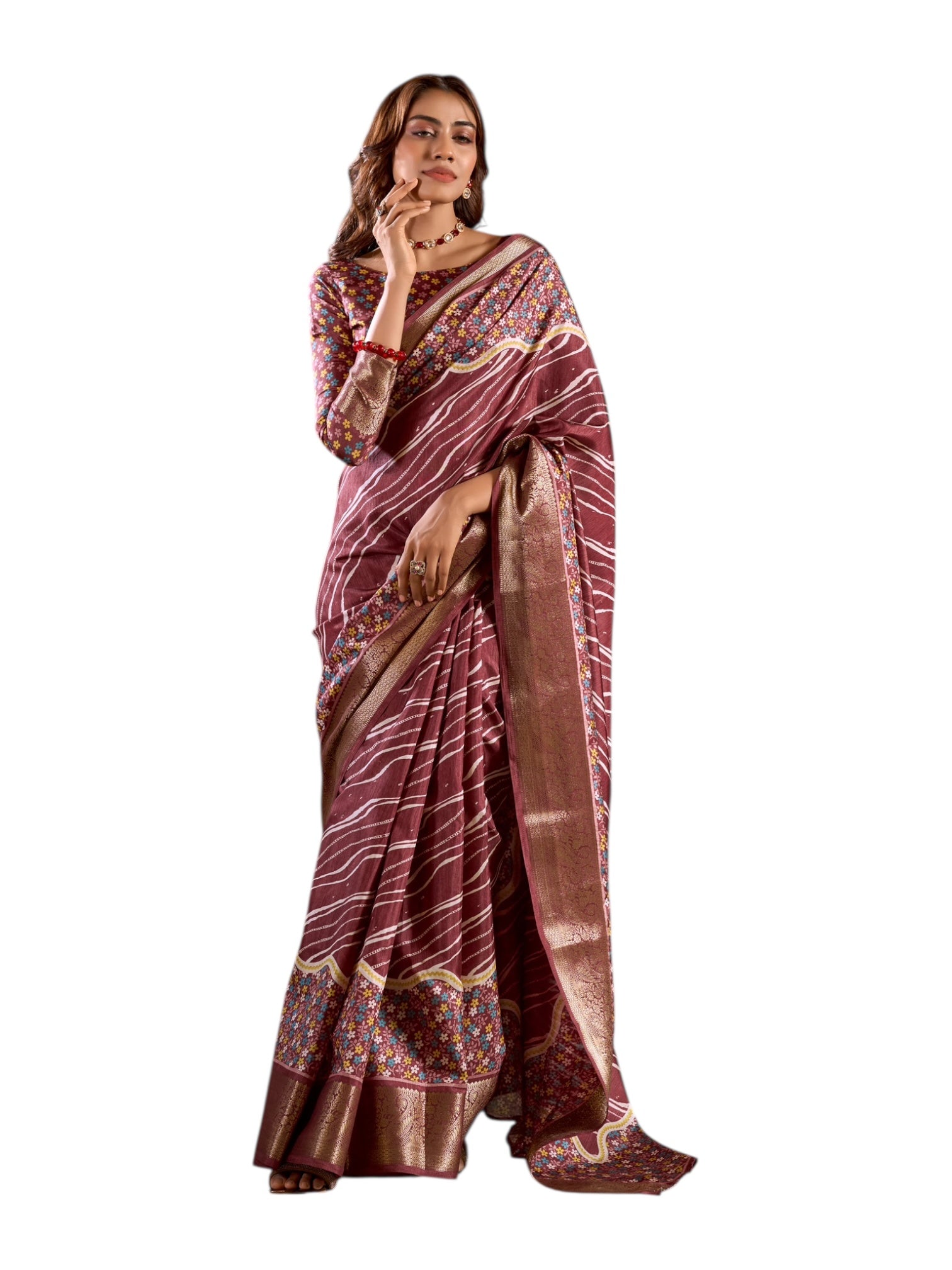Jamoon Silk Traditional Designer Saree, Cultural Wear for Women, 314 - Saree Ghor Charlotte