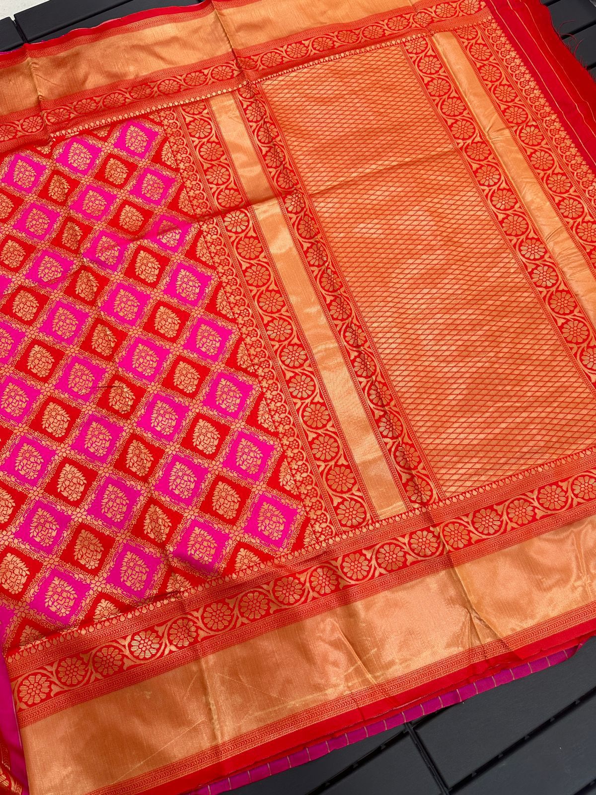 SOFT LICHI SILK Traditional Designer Saree – Ethnic Wear for Women- 307 - Saree Ghor Charlotte