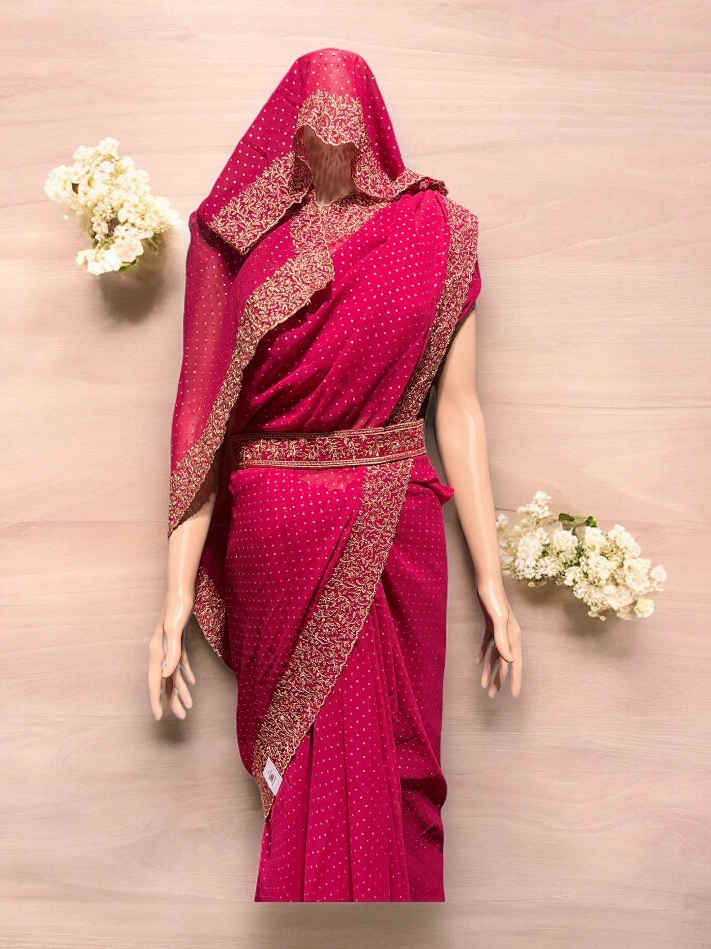 Sublime Simplicity: Traditional Designer Saree-Indian Ethnic Wear for Women - Saree Ghor Charlotte