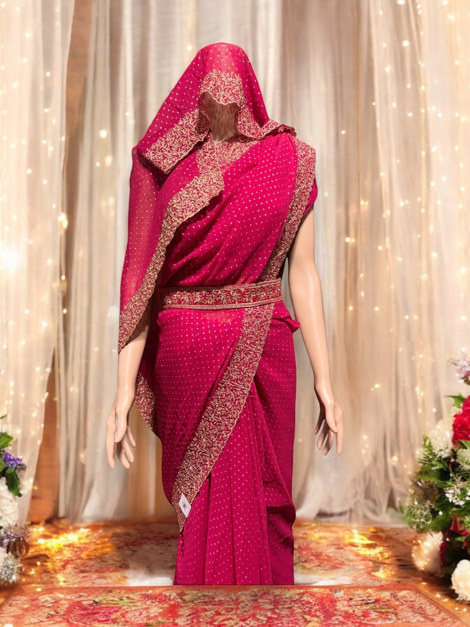 Sublime Simplicity: Traditional Designer Saree,Indian Cultural Wear for Women - Saree Ghor Charlotte