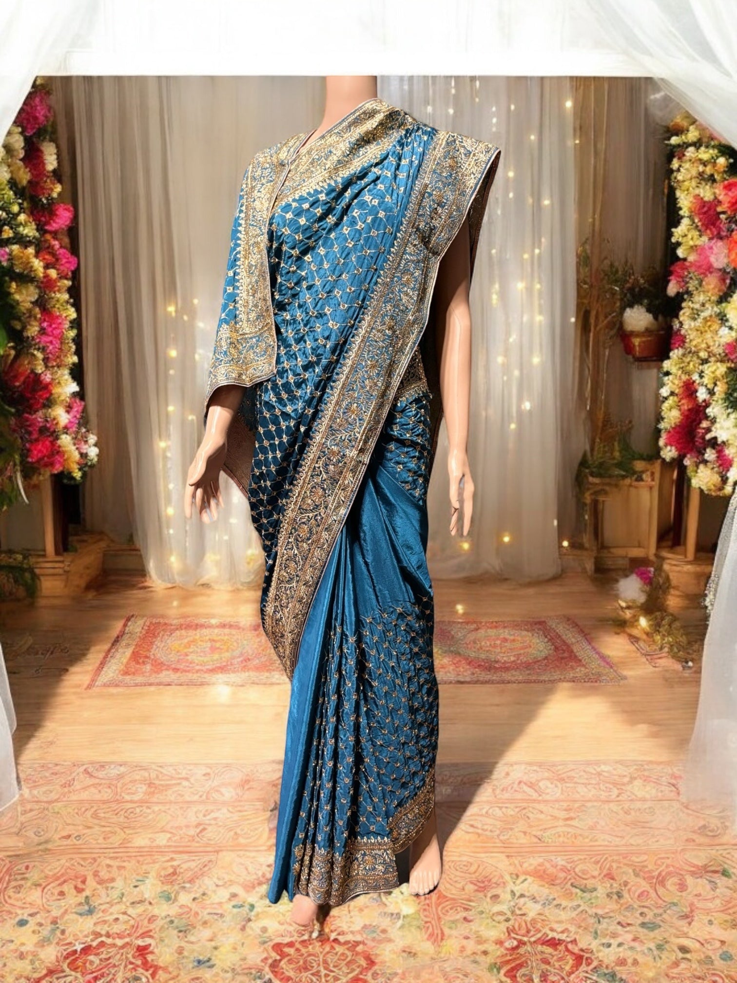 Sublime Simplicity: Traditional Designer Saree, Indian Cultural Wear for Women - Saree Ghor Charlotte