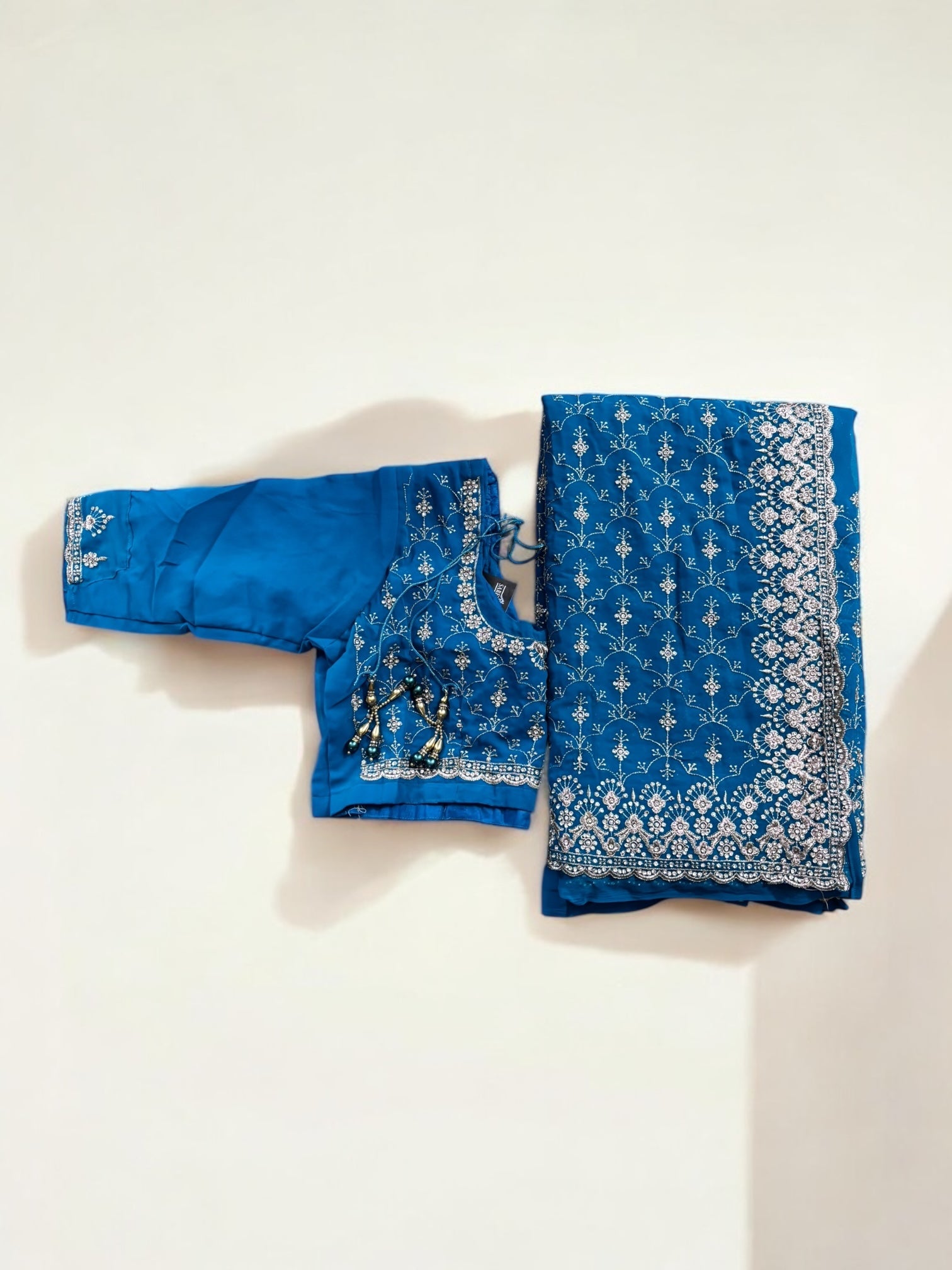 Traditional Designer Saree with Ready Blouse– Cultural Wear for Women, 303 - Saree Ghor Charlotte