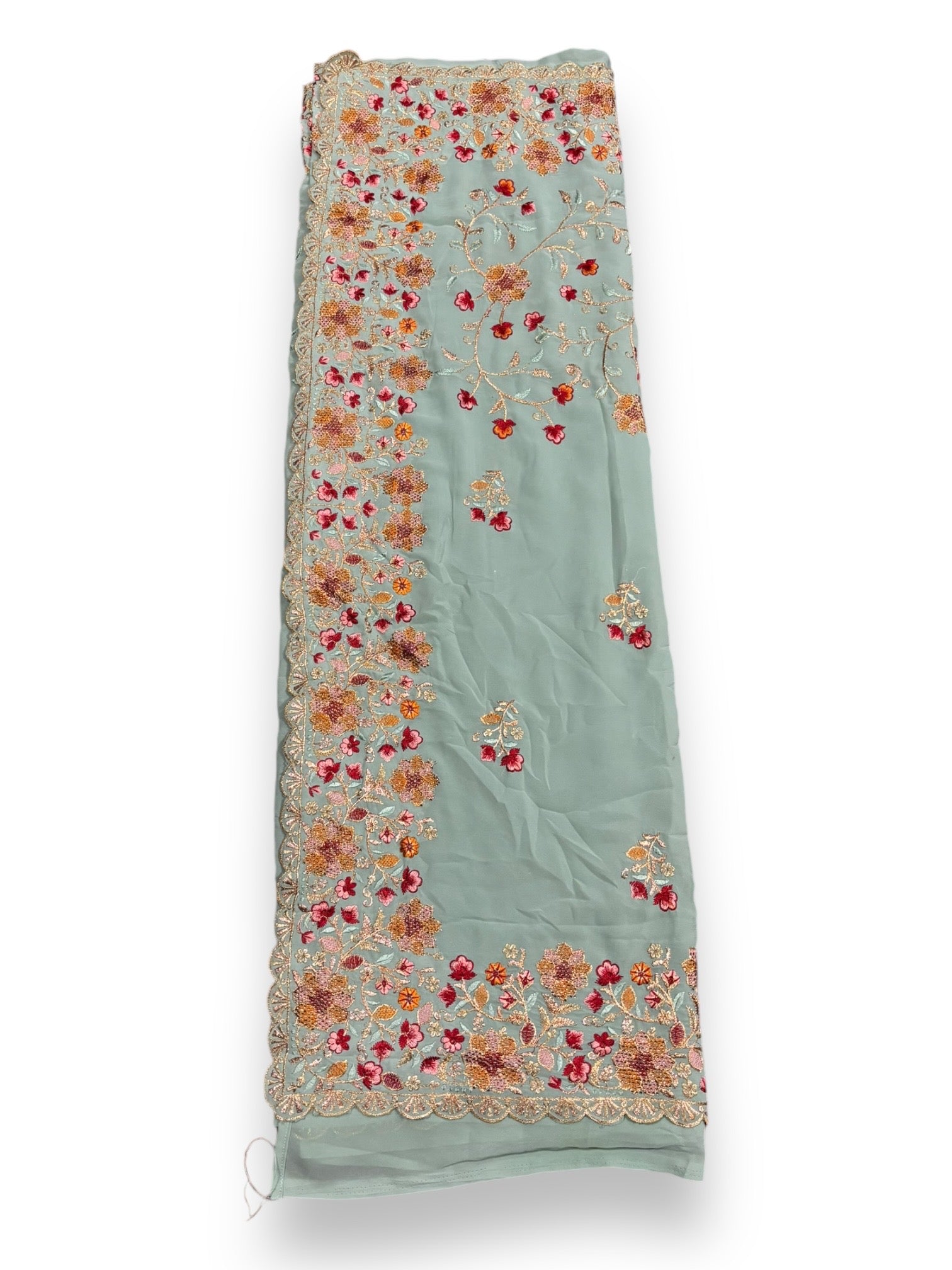 Traditional Designer Saree with Ready Blouse , Cultural Wear for Women - Saree Ghor Charlotte