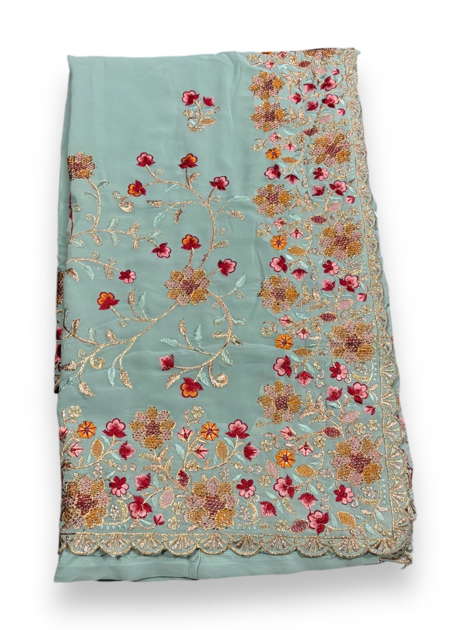 Traditional Designer Saree with Ready Blouse , Cultural Wear for Women - Saree Ghor Charlotte