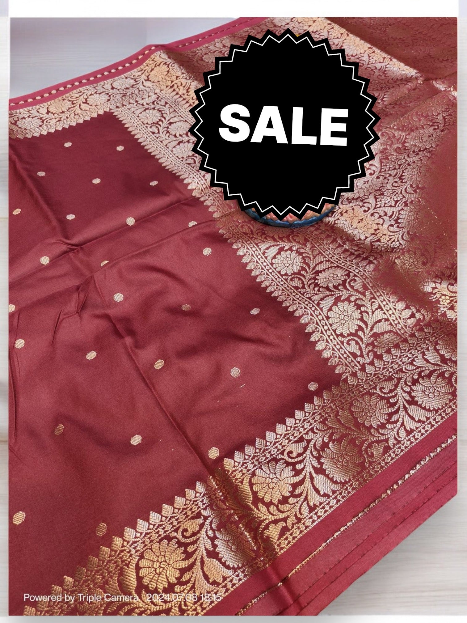 Traditional Muga Katan Saree For Cultural Look , Indian Cultural Wear for Women ,05 - Saree Ghor Charlotte