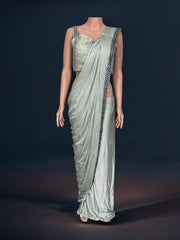 Traditional Ready to Wear Saree with Ready Blouse– Cultural Wear for Women,J1 - Saree Ghor Charlotte