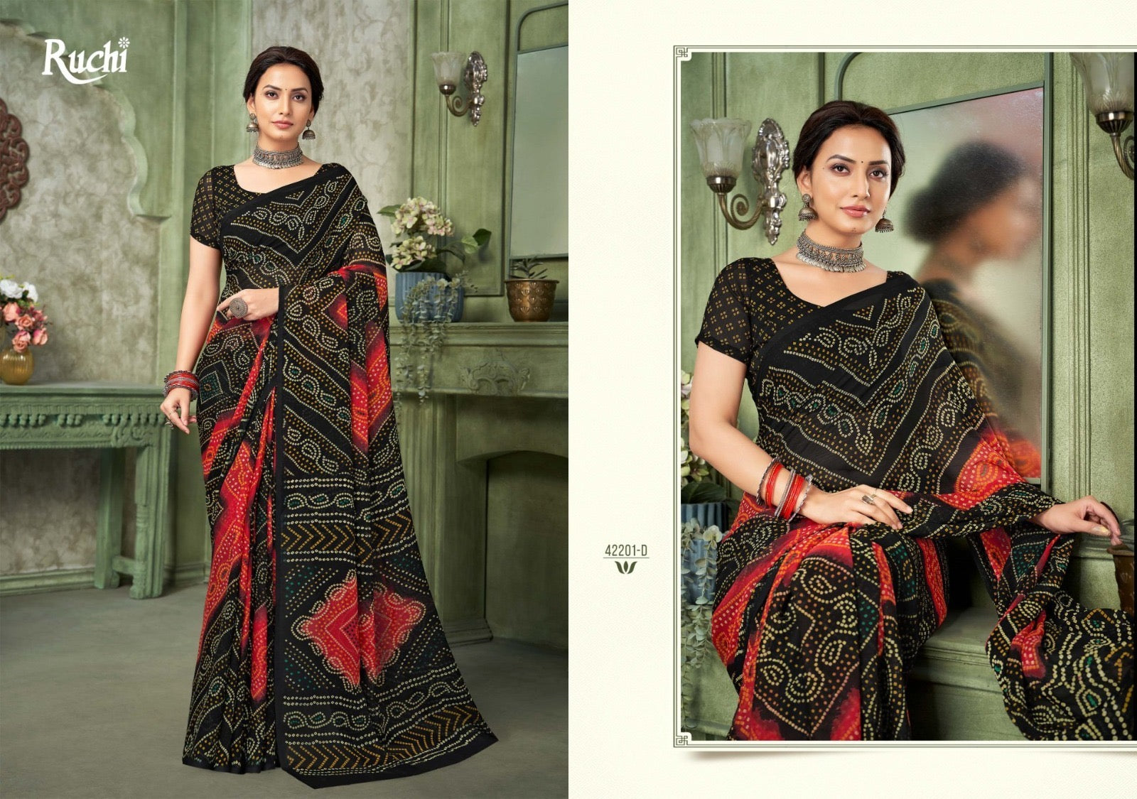 Traditional Saree, Cultural Wear for Women, Ju03 - Saree Ghor Charlotte