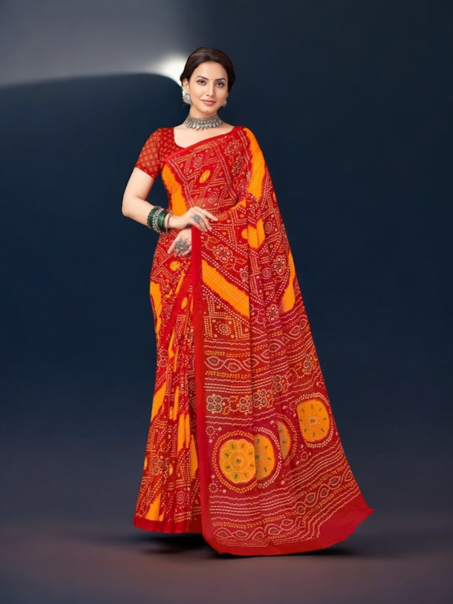 Traditional Saree – Ethnic Wear for Women- Ju05 - Saree Ghor Charlotte