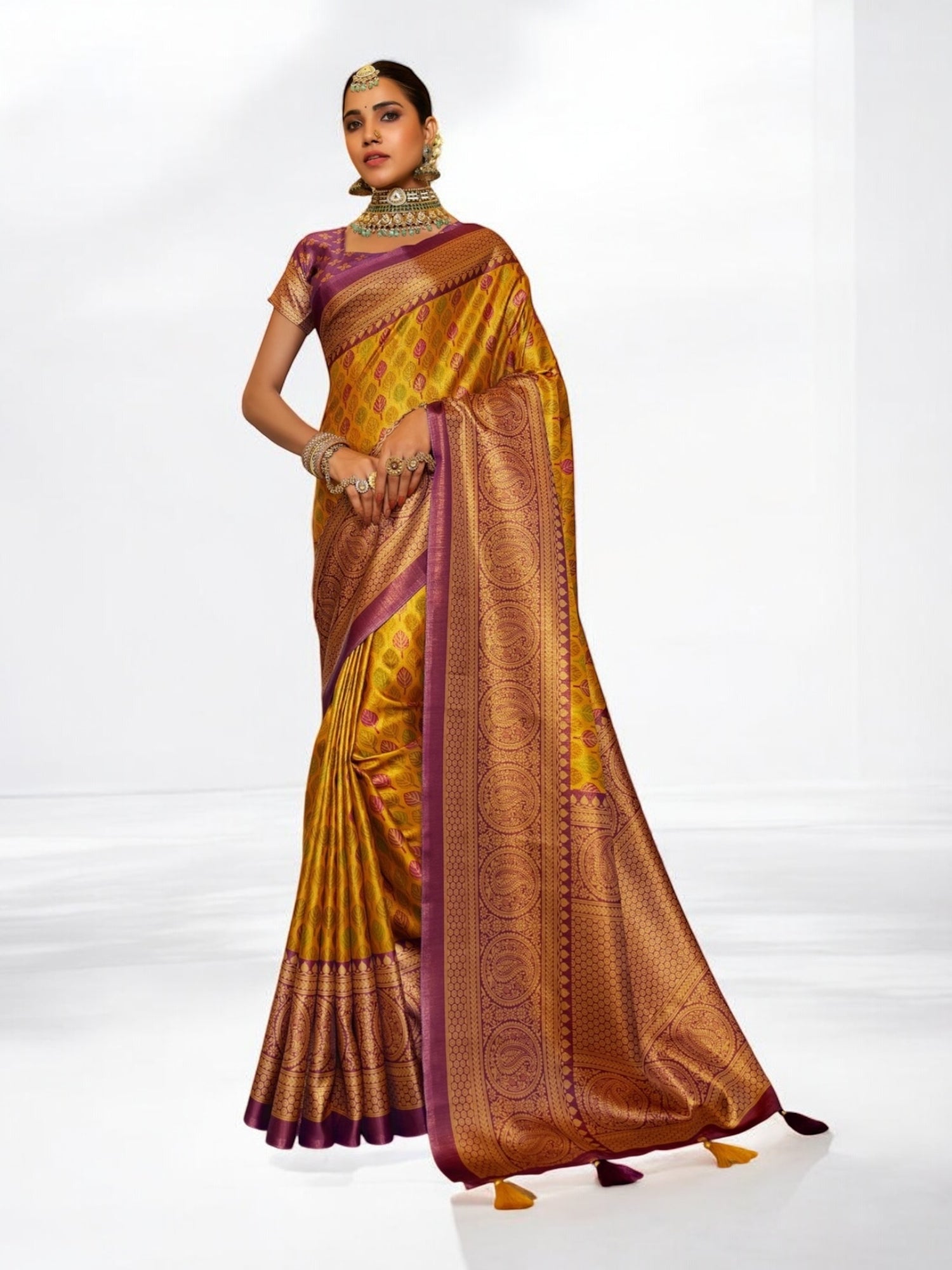 Traditional Saree – Ethnic Wear for Women- Ju11 - Saree Ghor Charlotte