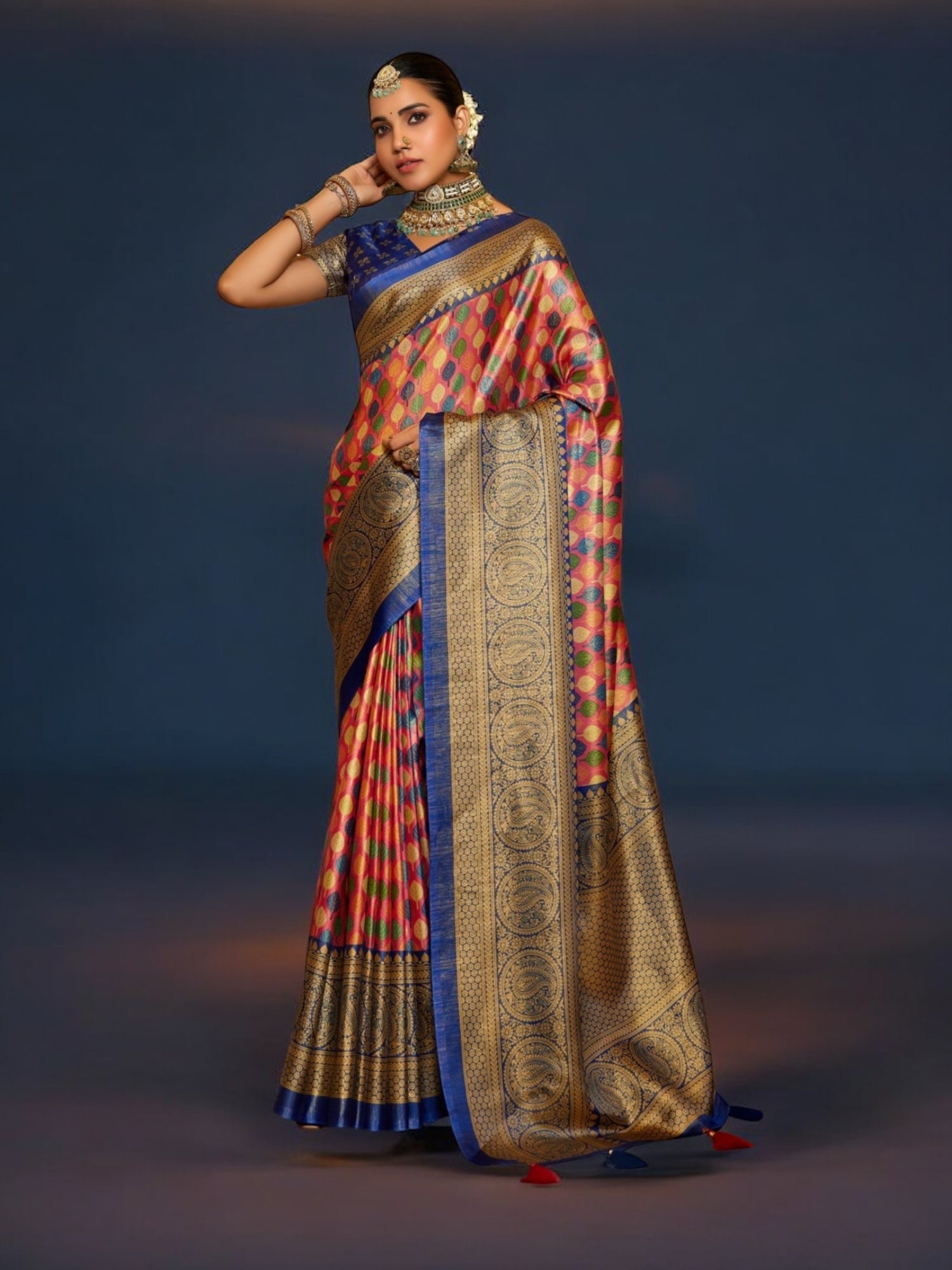 Traditional Saree – Ethnic Wear for Women- Ju14 - Saree Ghor Charlotte