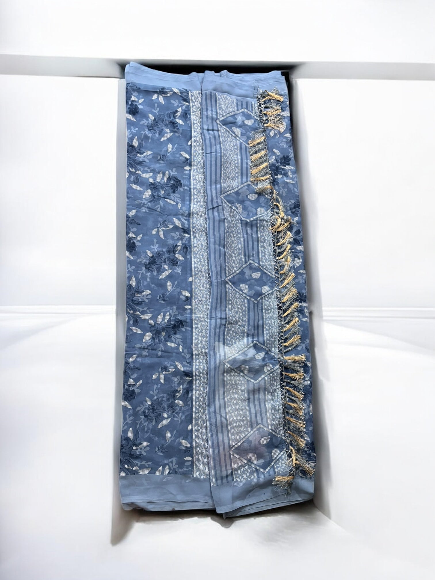 Traditional Saree by Saree Ghor Charlotte, vibrant ethnic wear for women, showcasing intricate fabric and elegant draping.