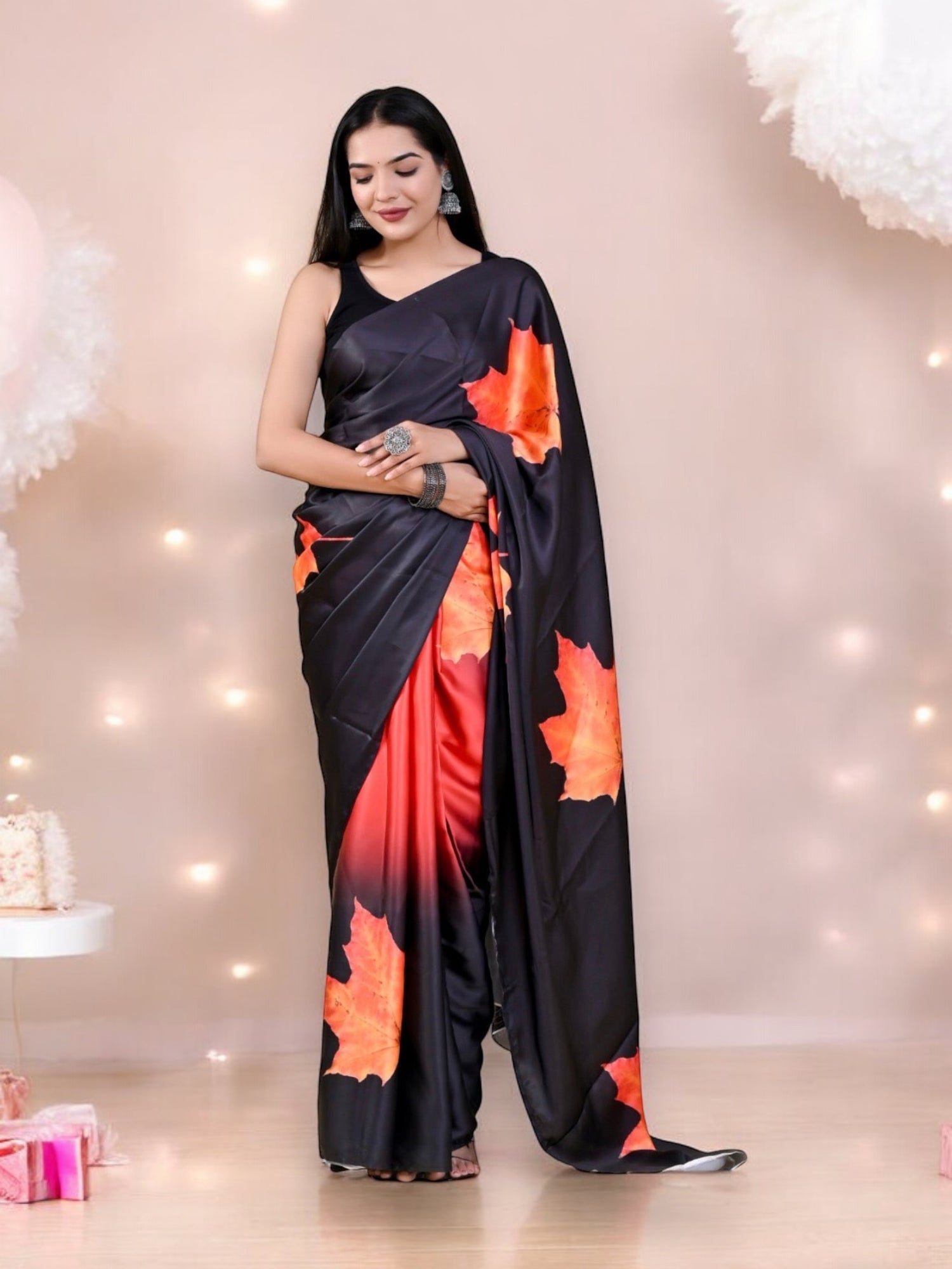 Traditional Silk Saree - Ethnic Wear for Women-01 - Saree Ghor Charlotte