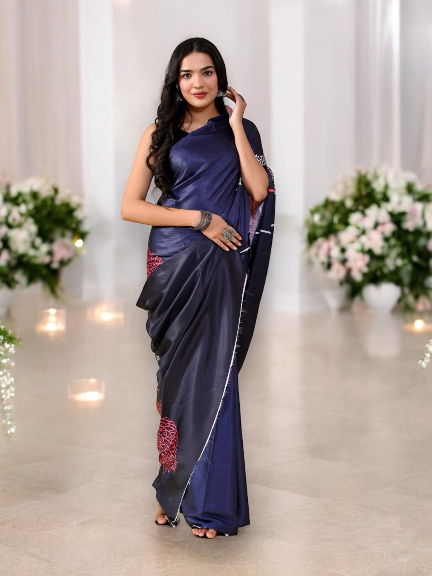 Traditional Silk Saree - Ethnic Wear for Women-04 - Saree Ghor Charlotte